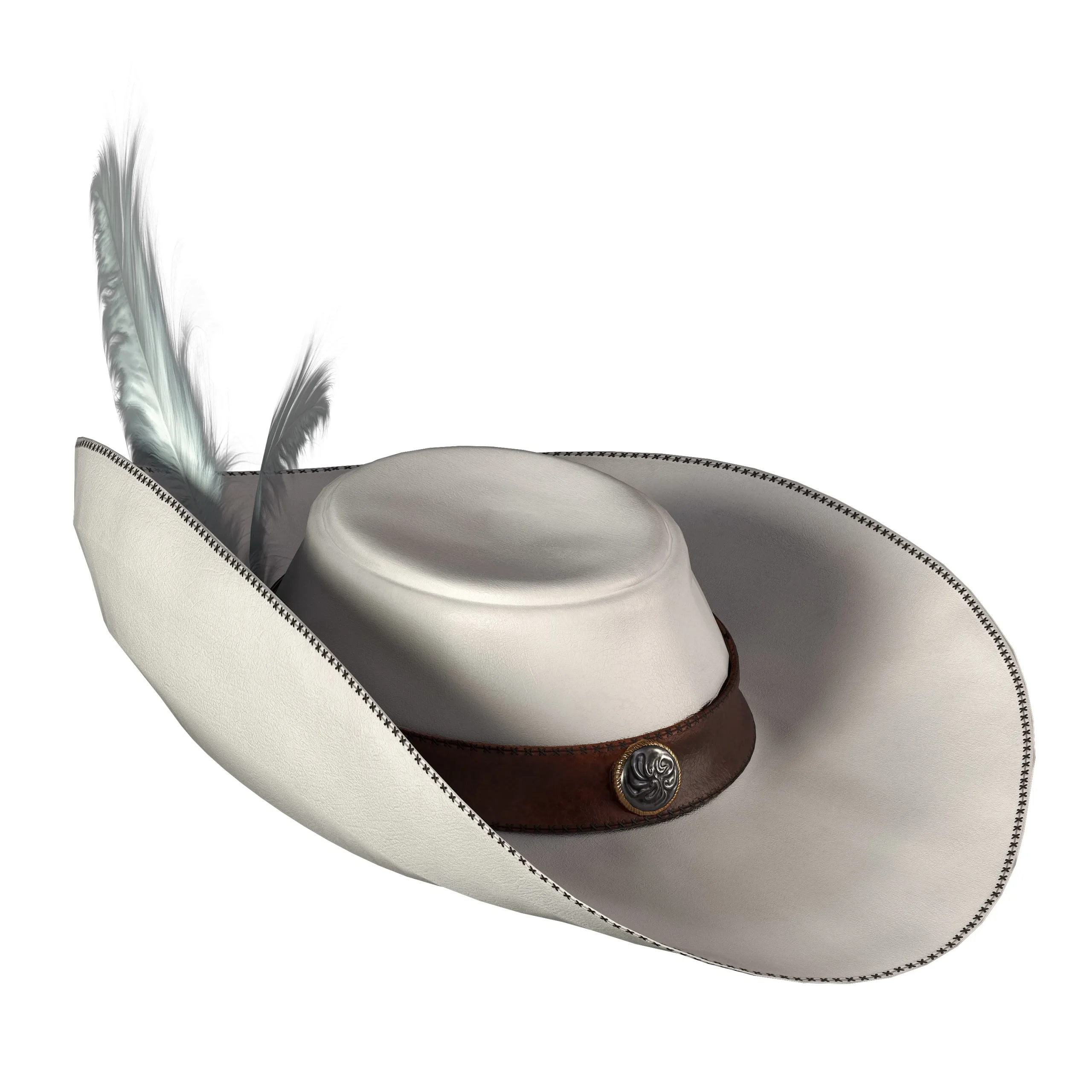 Pirate Hat 4 ( Game Asset , 3 Material Set )