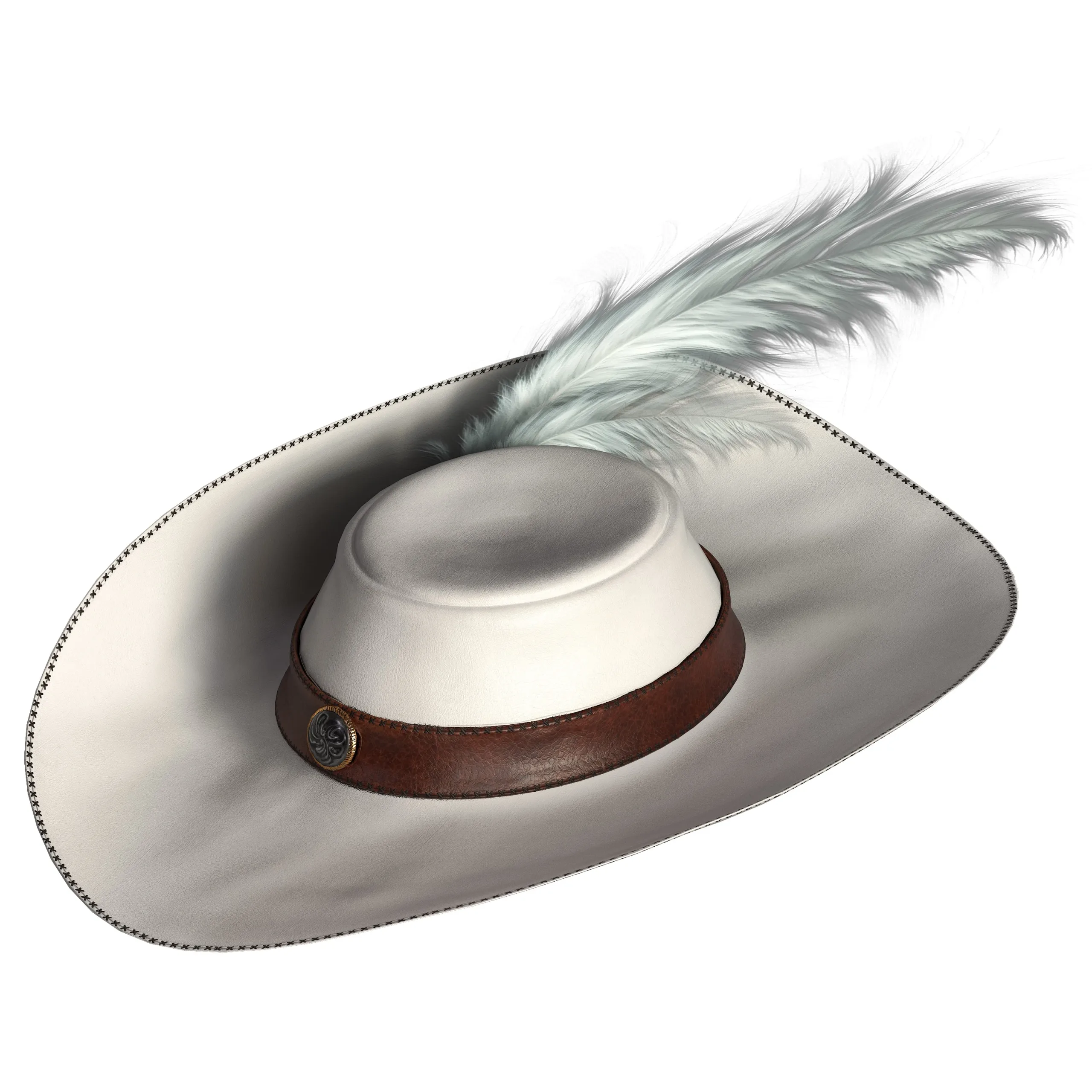 Pirate Hat 4 ( Game Asset , 3 Material Set )