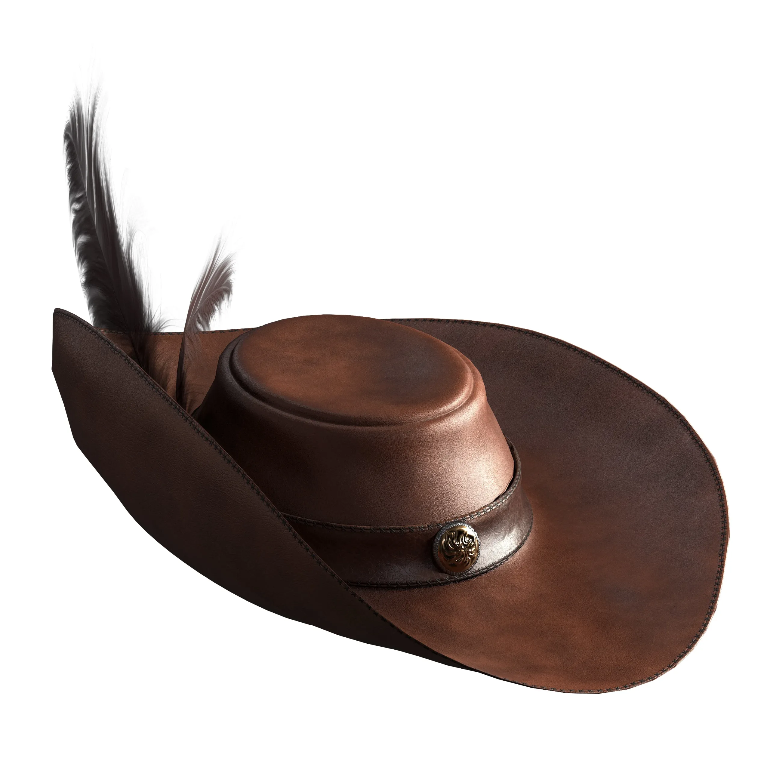 Pirate Hat 4 ( Game Asset , 3 Material Set )