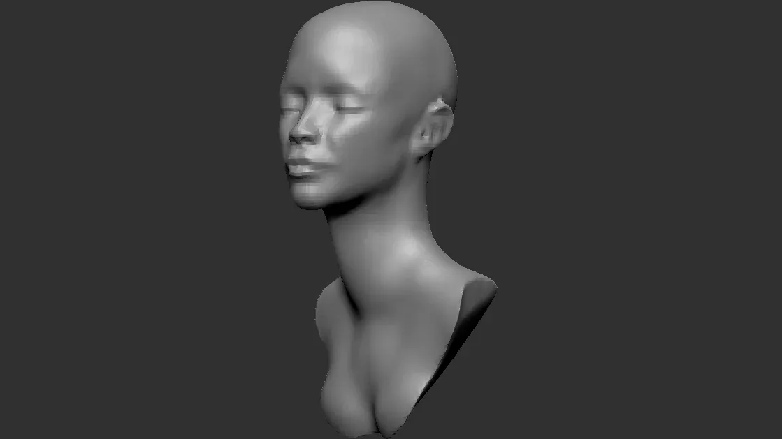 Base mesh + Sculpting video