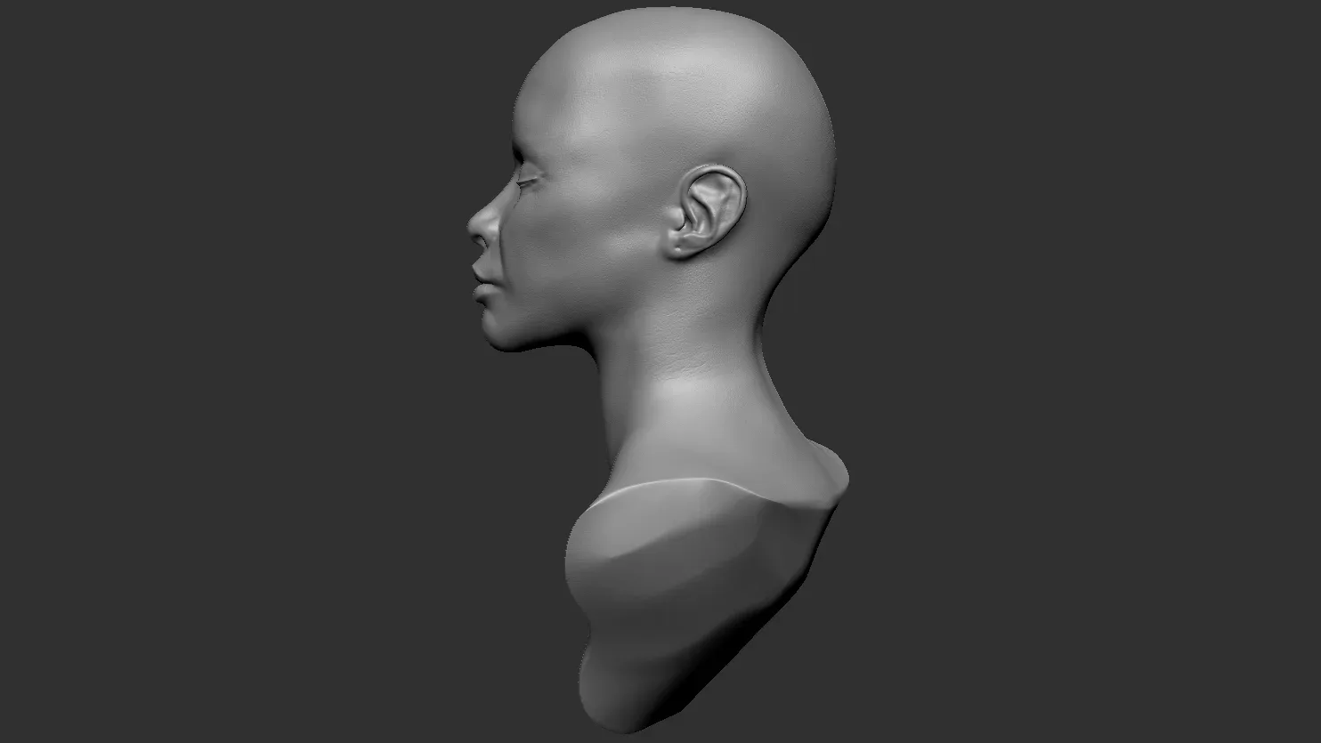 Base mesh + Sculpting video