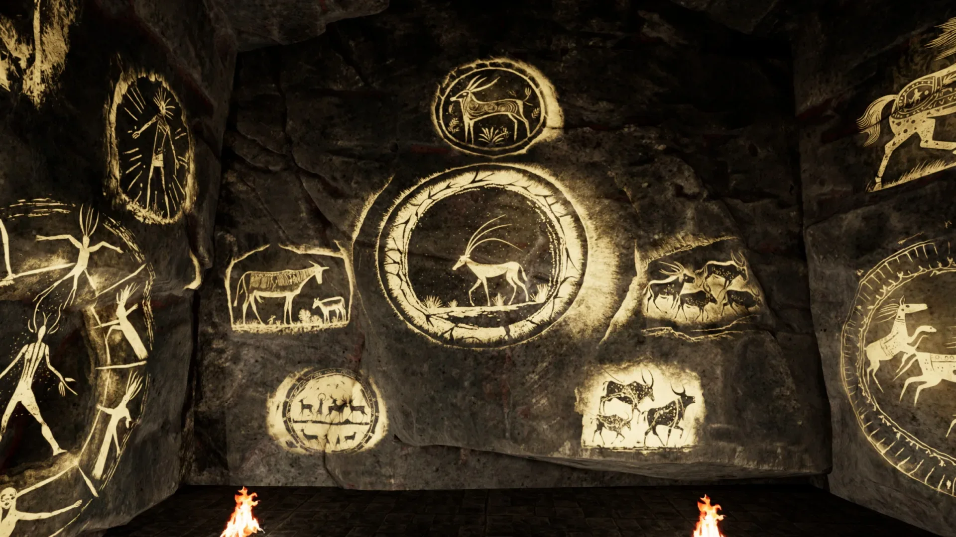 Cave Paintings / Drawings Mega Pack - with Unreal Support