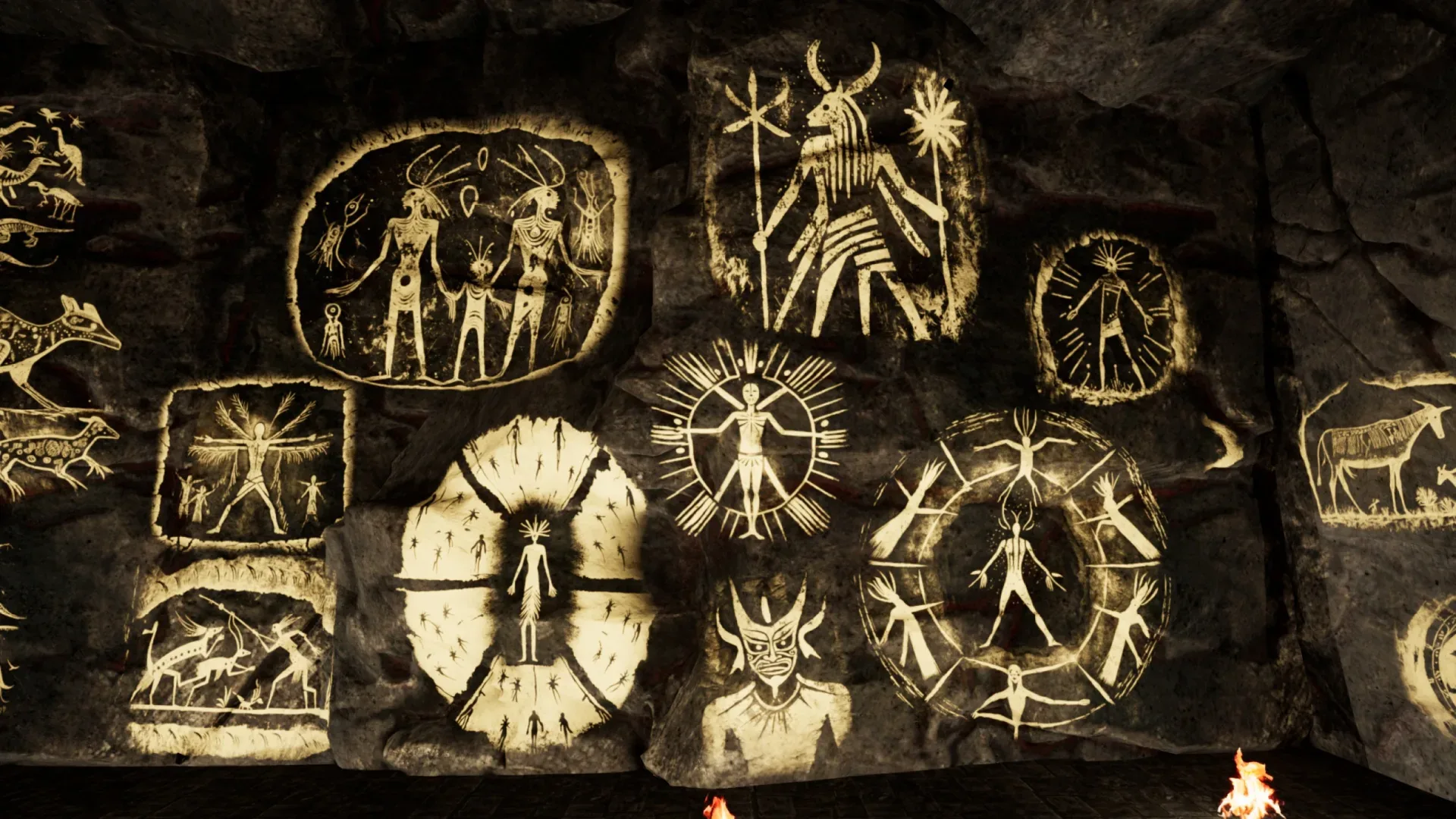 Cave Paintings / Drawings Mega Pack - with Unreal Support