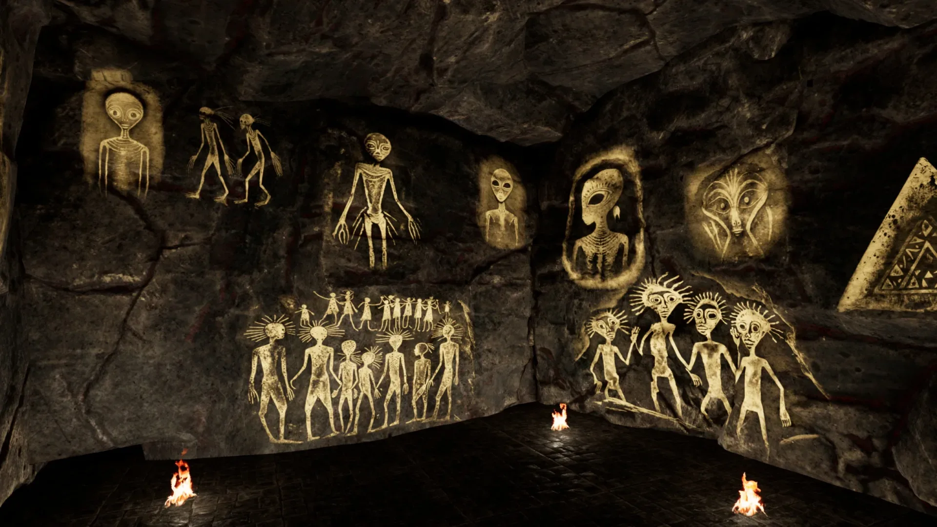 Cave Paintings / Drawings Mega Pack - with Unreal Support