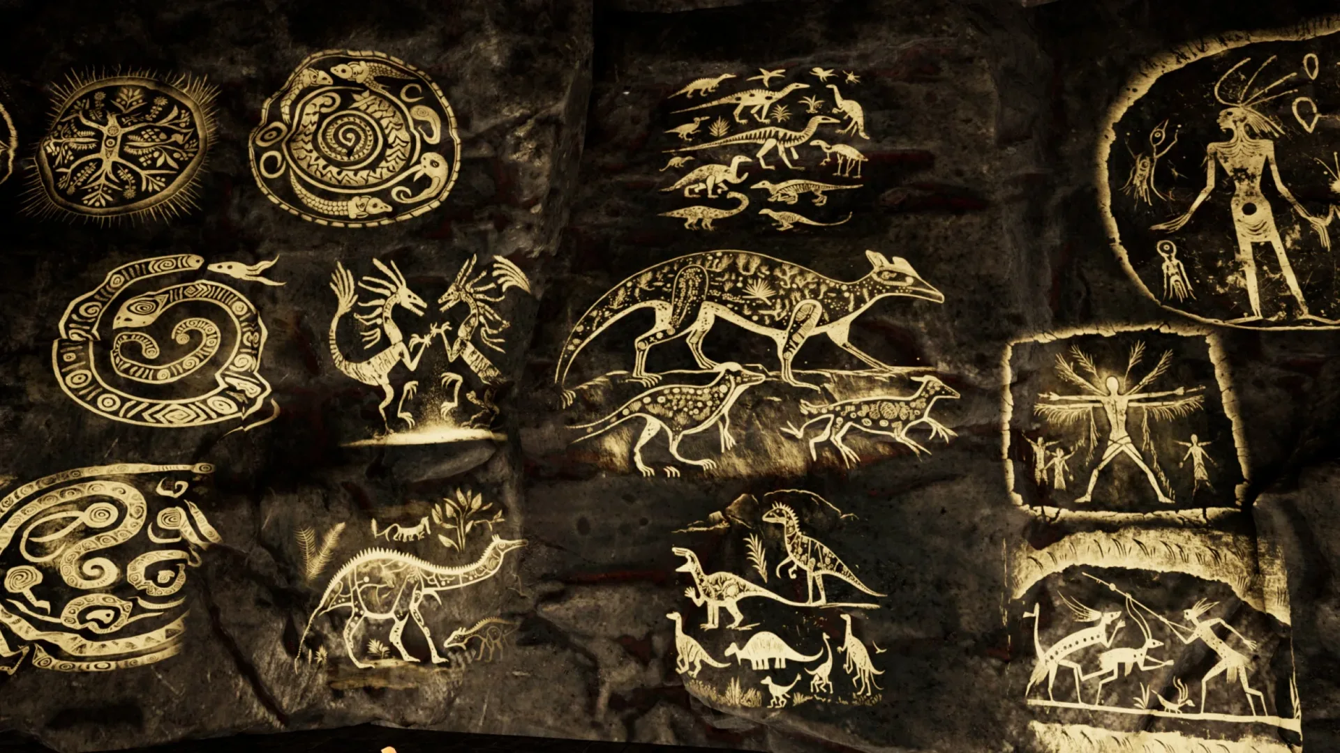 Cave Paintings / Drawings Mega Pack - with Unreal Support