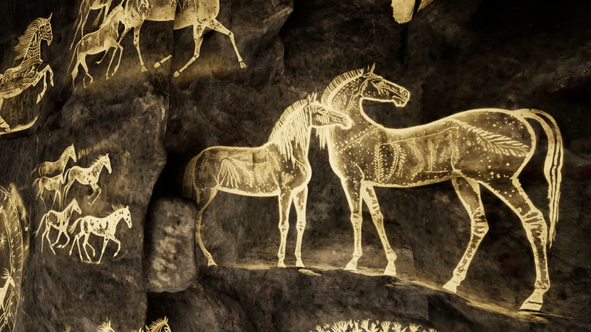 Cave Paintings / Drawings Mega Pack - with Unreal Support