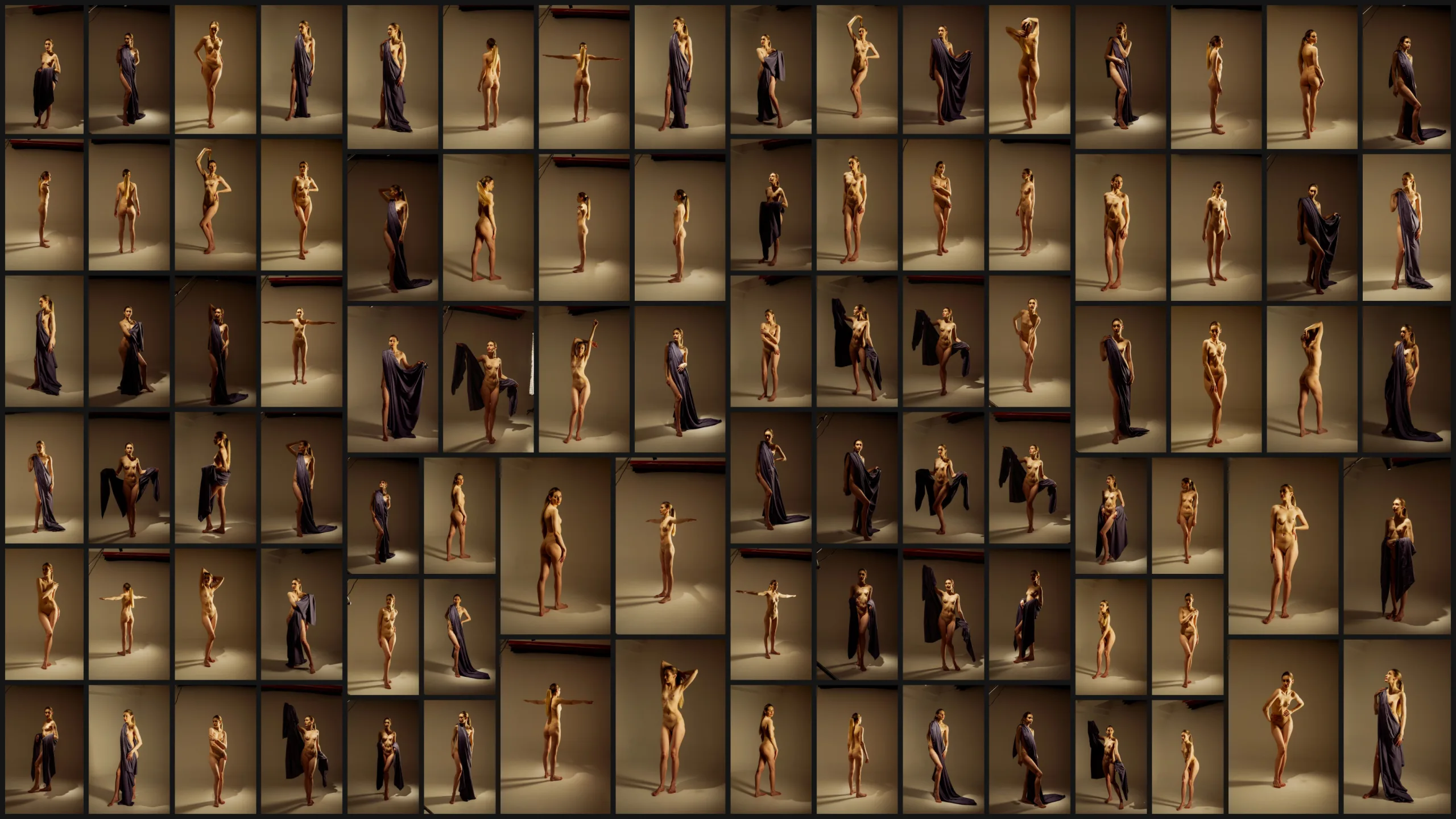 220+ Fabric & Light: Female Body Reference Photos for Daily Sketching