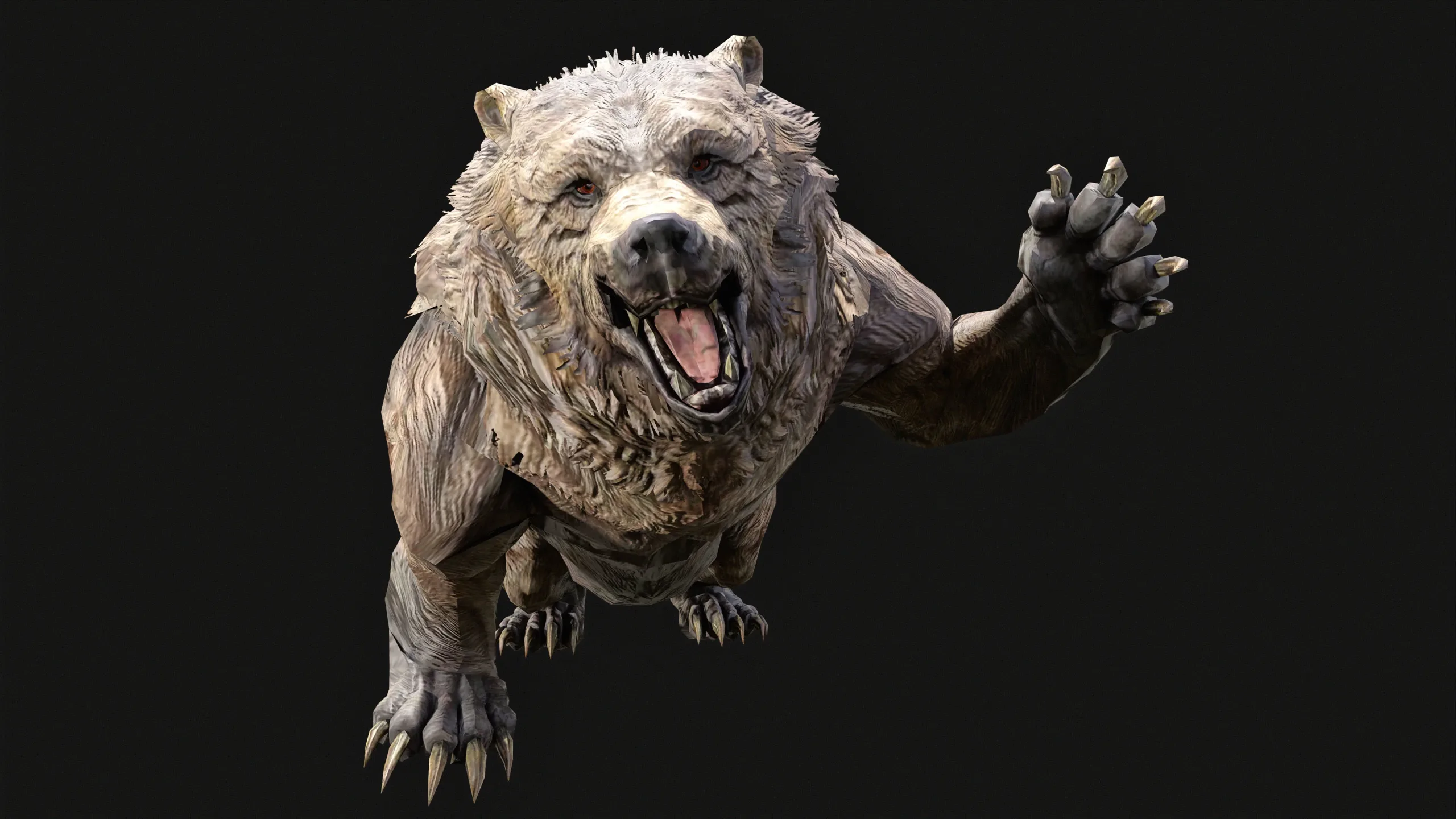 Low Poly Bear 3D Animal - Ready for Games (30 Animations)