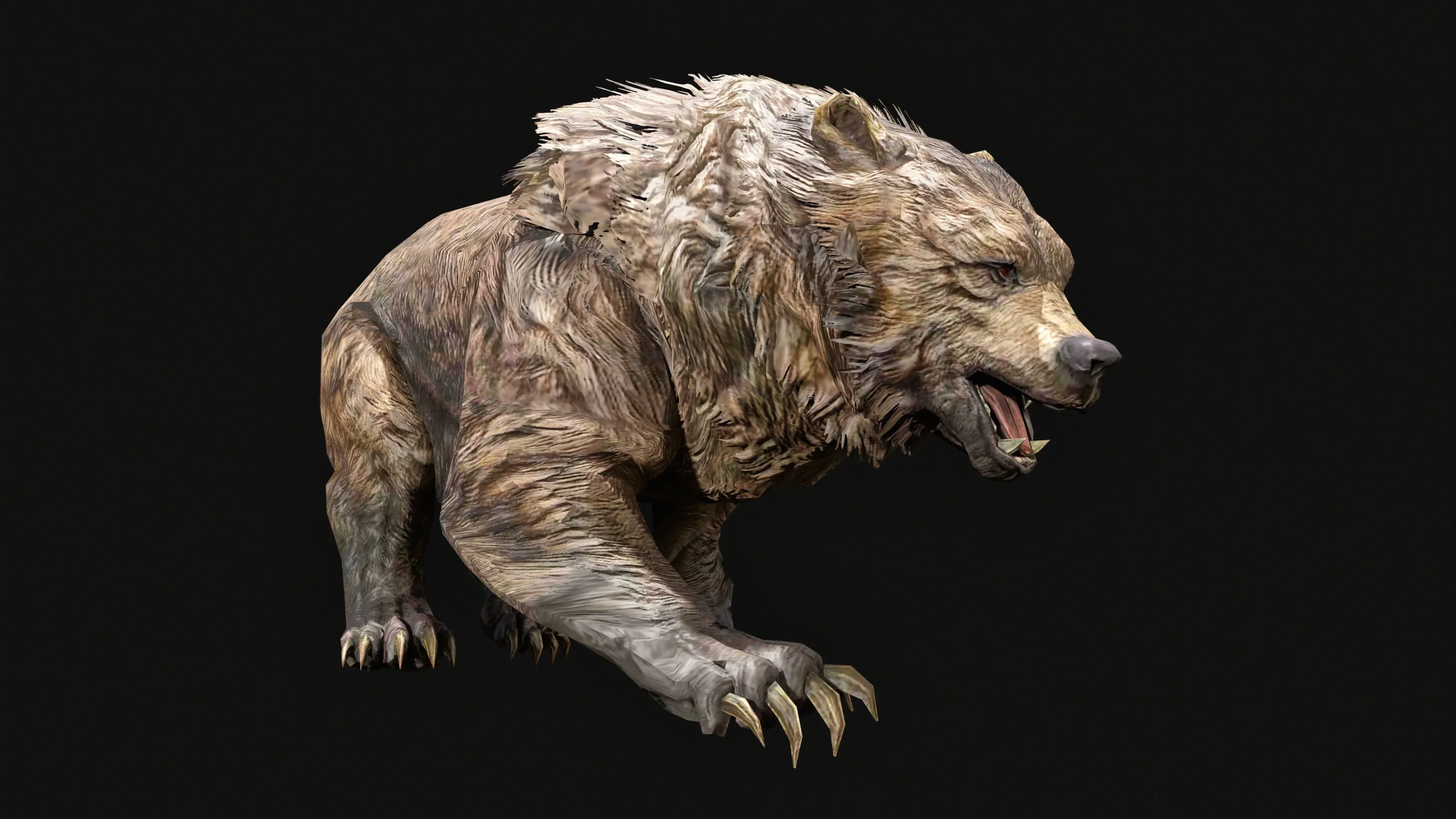 Low Poly Bear 3D Animal - Ready for Games (30 Animations)