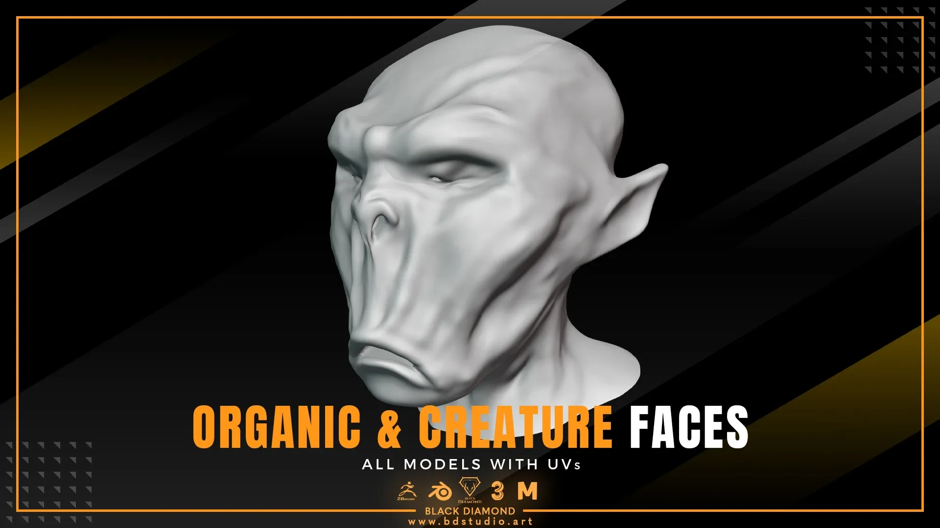 Organic & Creature Faces FlippedNormals