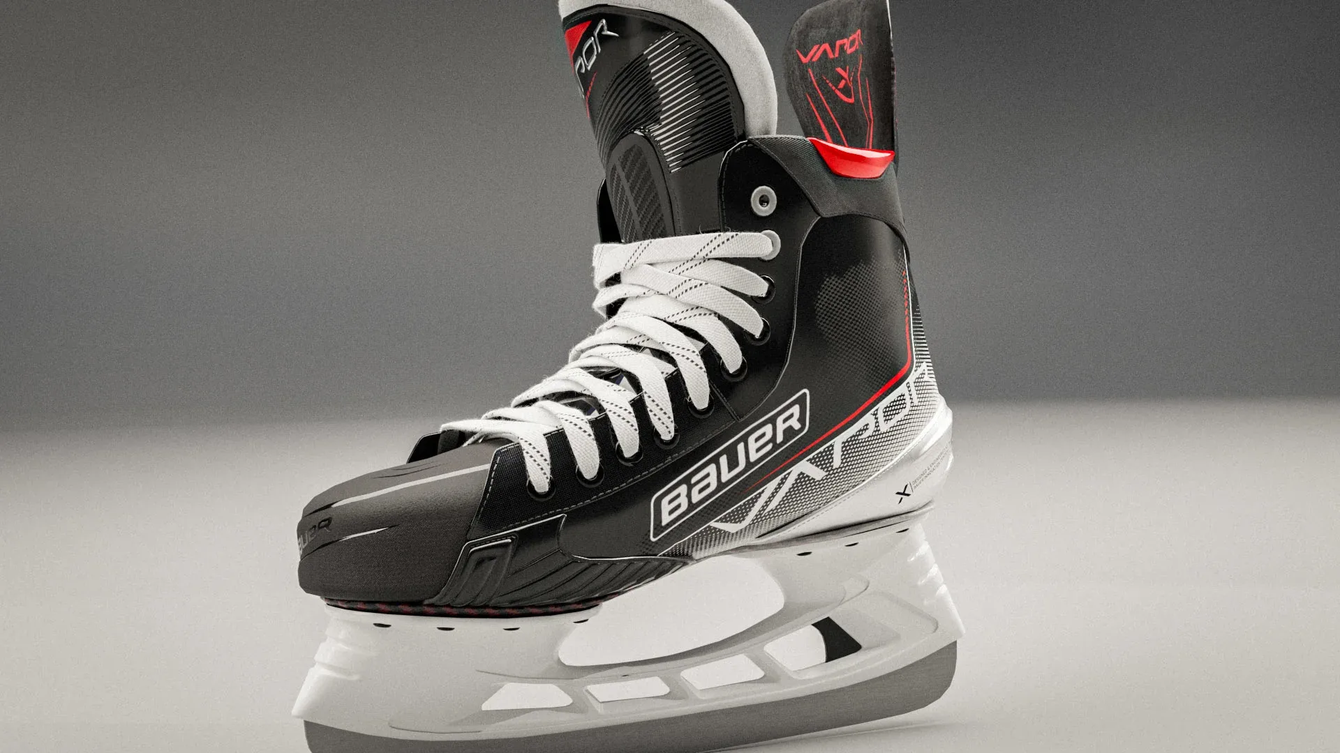 High quality 3d model of The Bauer Vapor 3X hockey skates