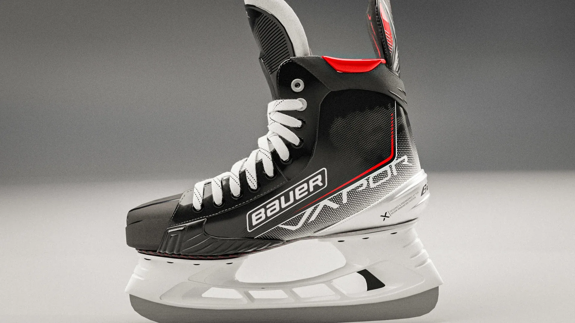 High quality 3d model of The Bauer Vapor 3X hockey skates