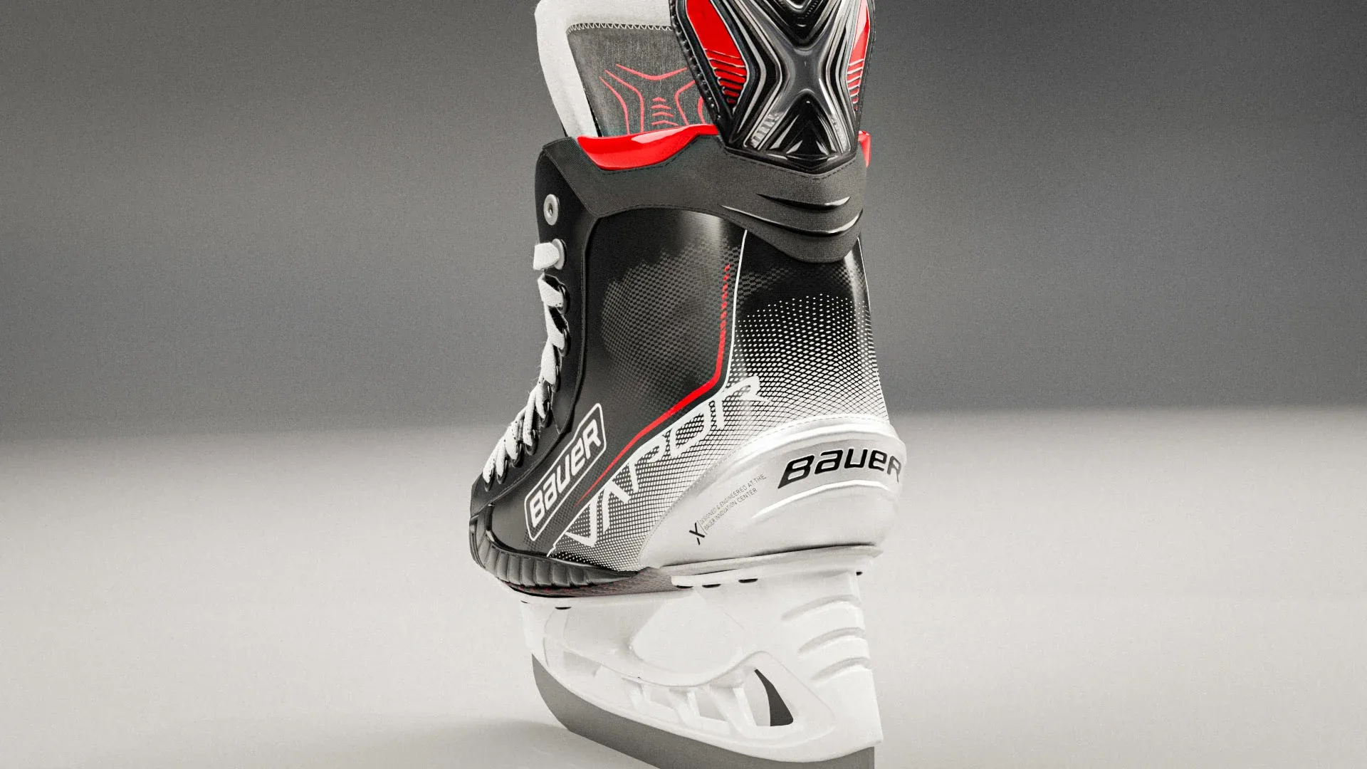 High quality 3d model of The Bauer Vapor 3X hockey skates