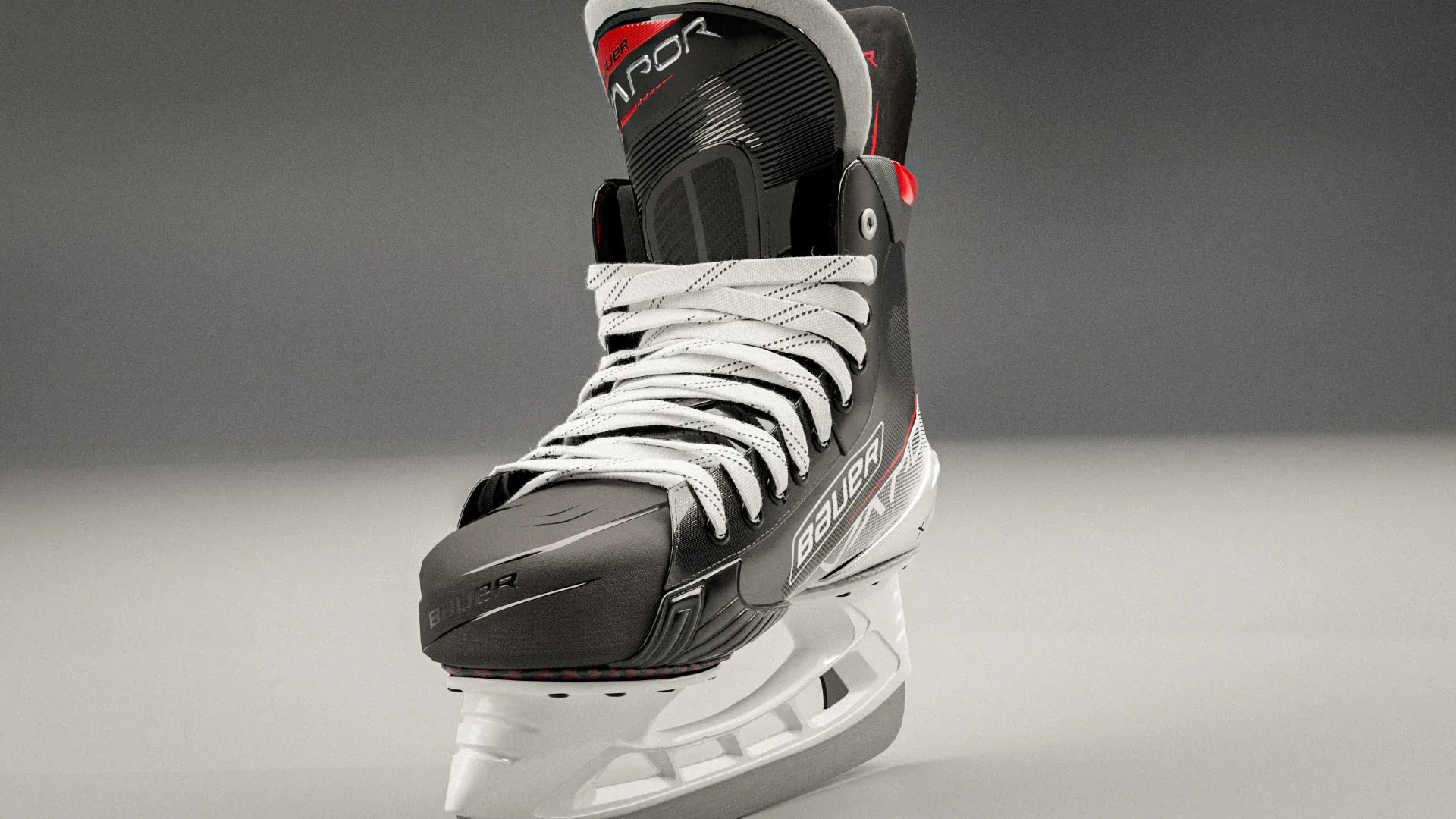 High quality 3d model of The Bauer Vapor 3X hockey skates