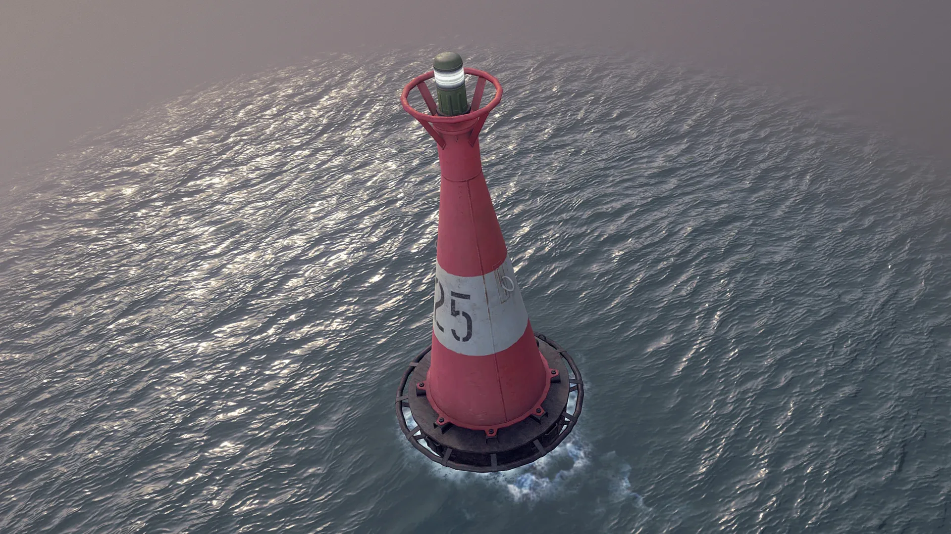 Buoy River RB-6-01 Right Turn Mark