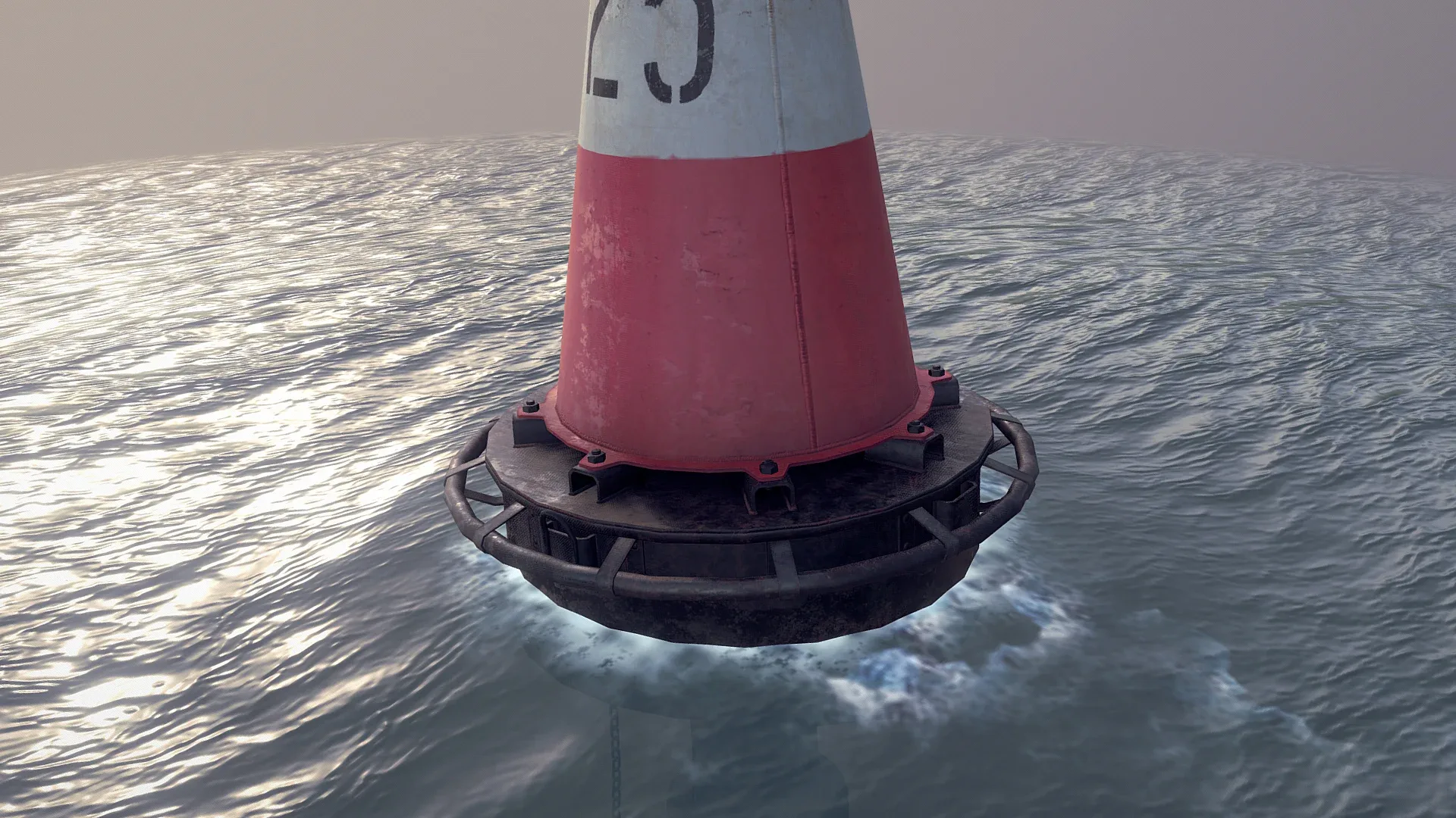 Buoy River RB-6-01 Right Turn Mark