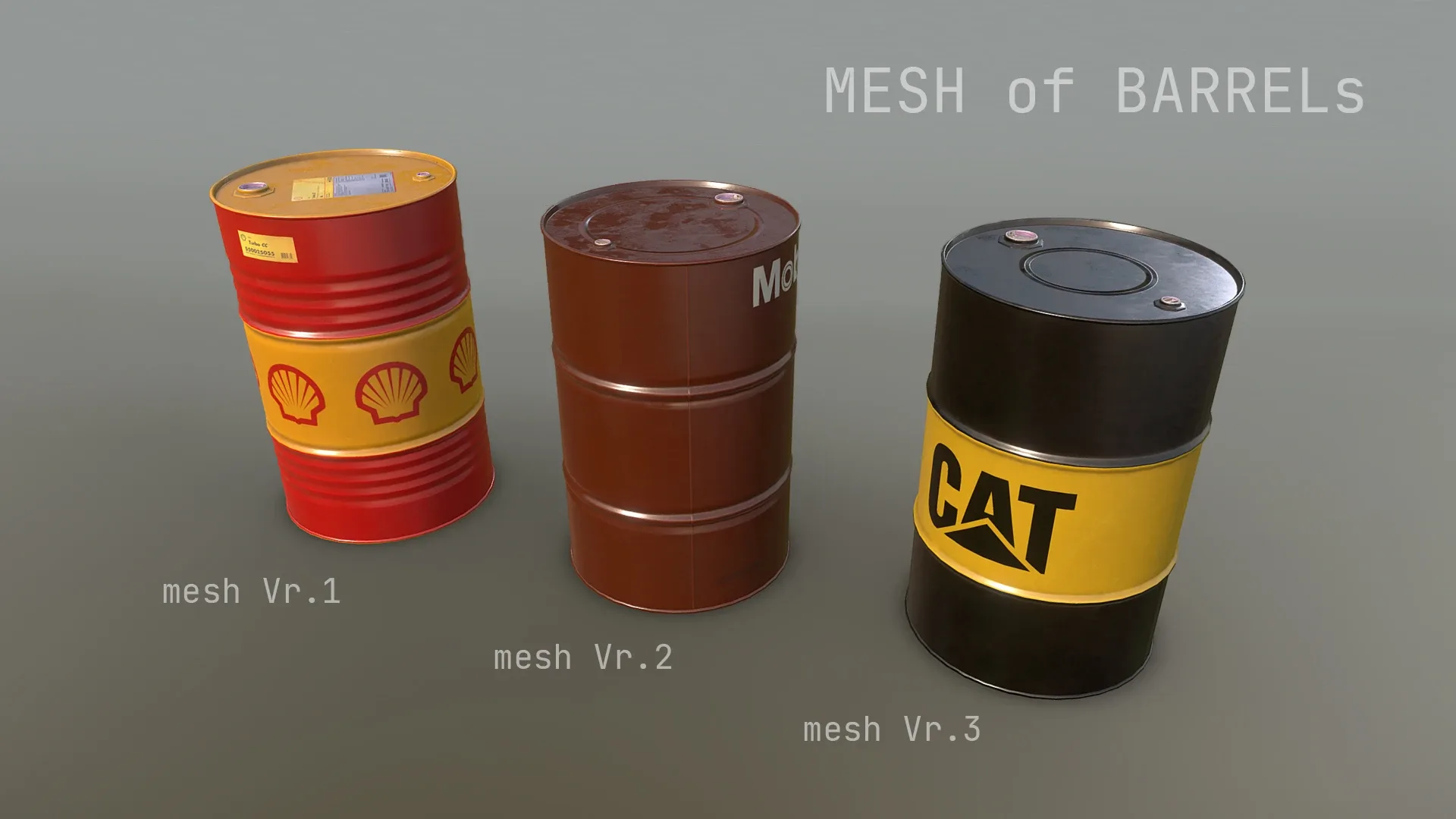 Cargo Iron Barrels 200L Brands