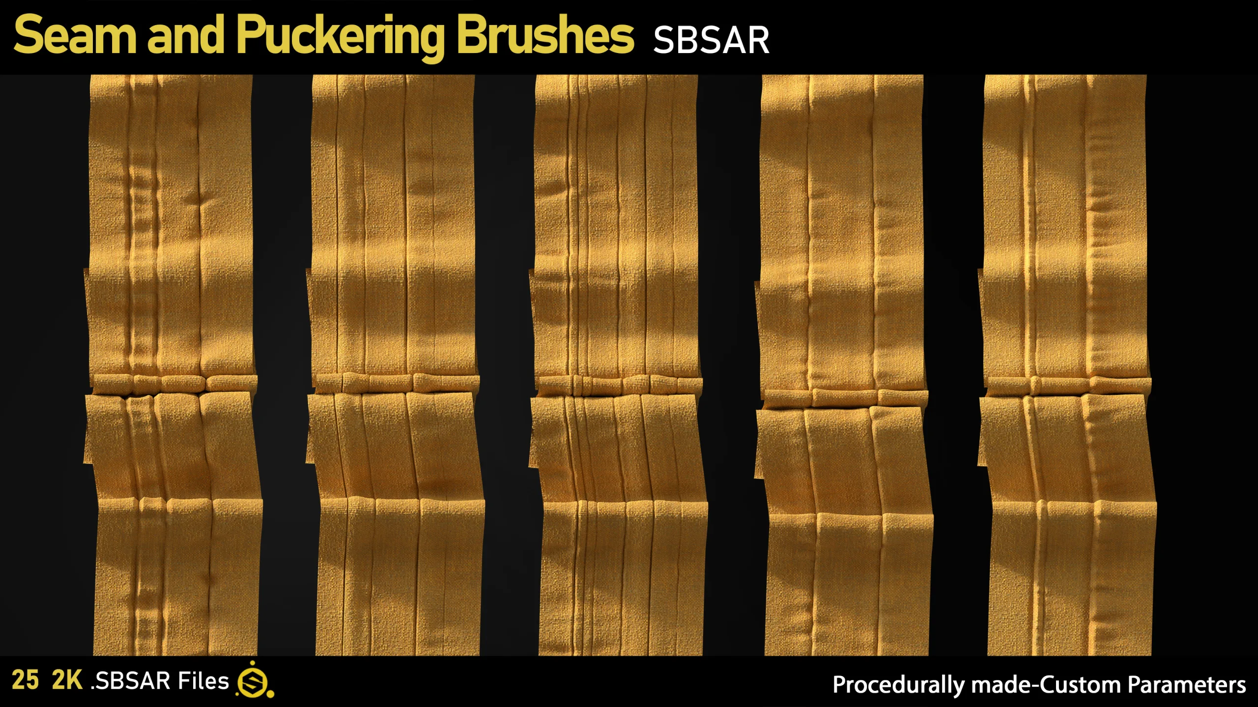 Seam and Puckering Brushes-Substance Painter