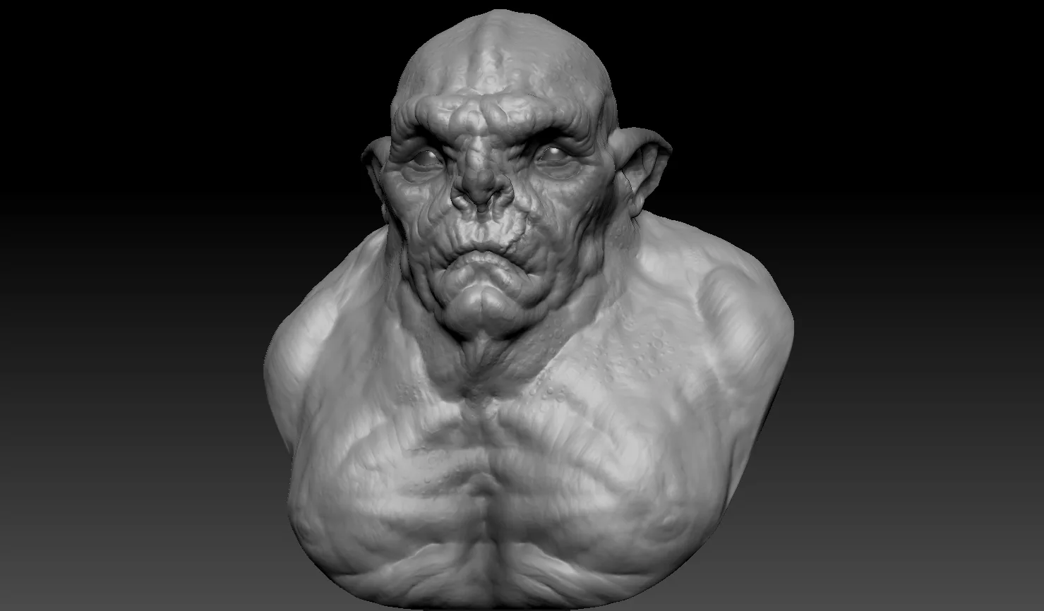 Orc Bust Sculpt