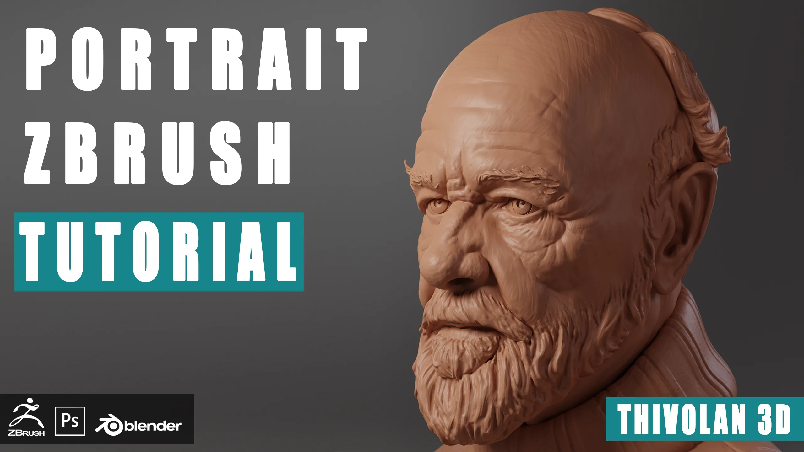 ZBrush Portrait Study: George