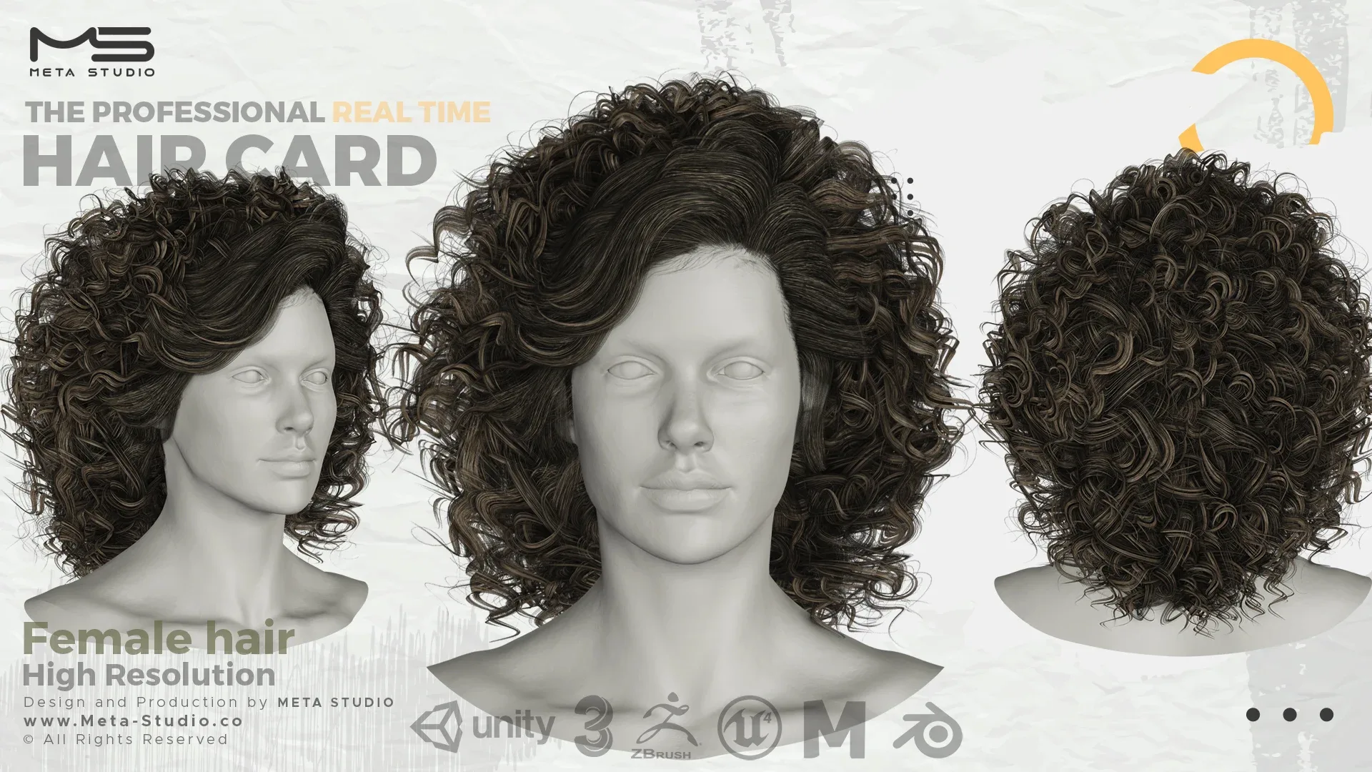 35 Female Hair (Bundle) Realtime Hair card - 50% OFF  for a limited time