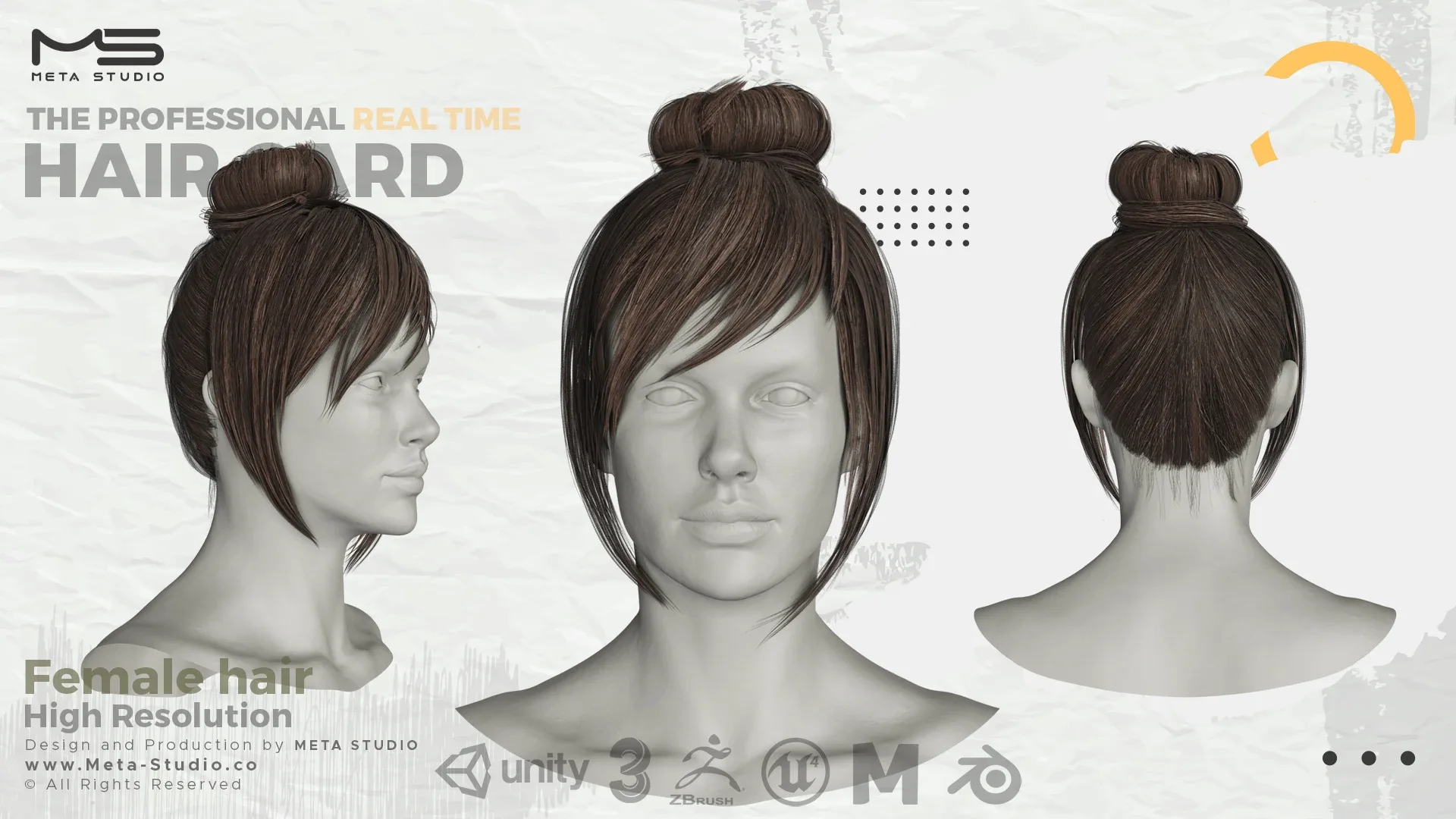 35 Female Hair (Bundle) Realtime Hair card - 50% OFF  for a limited time