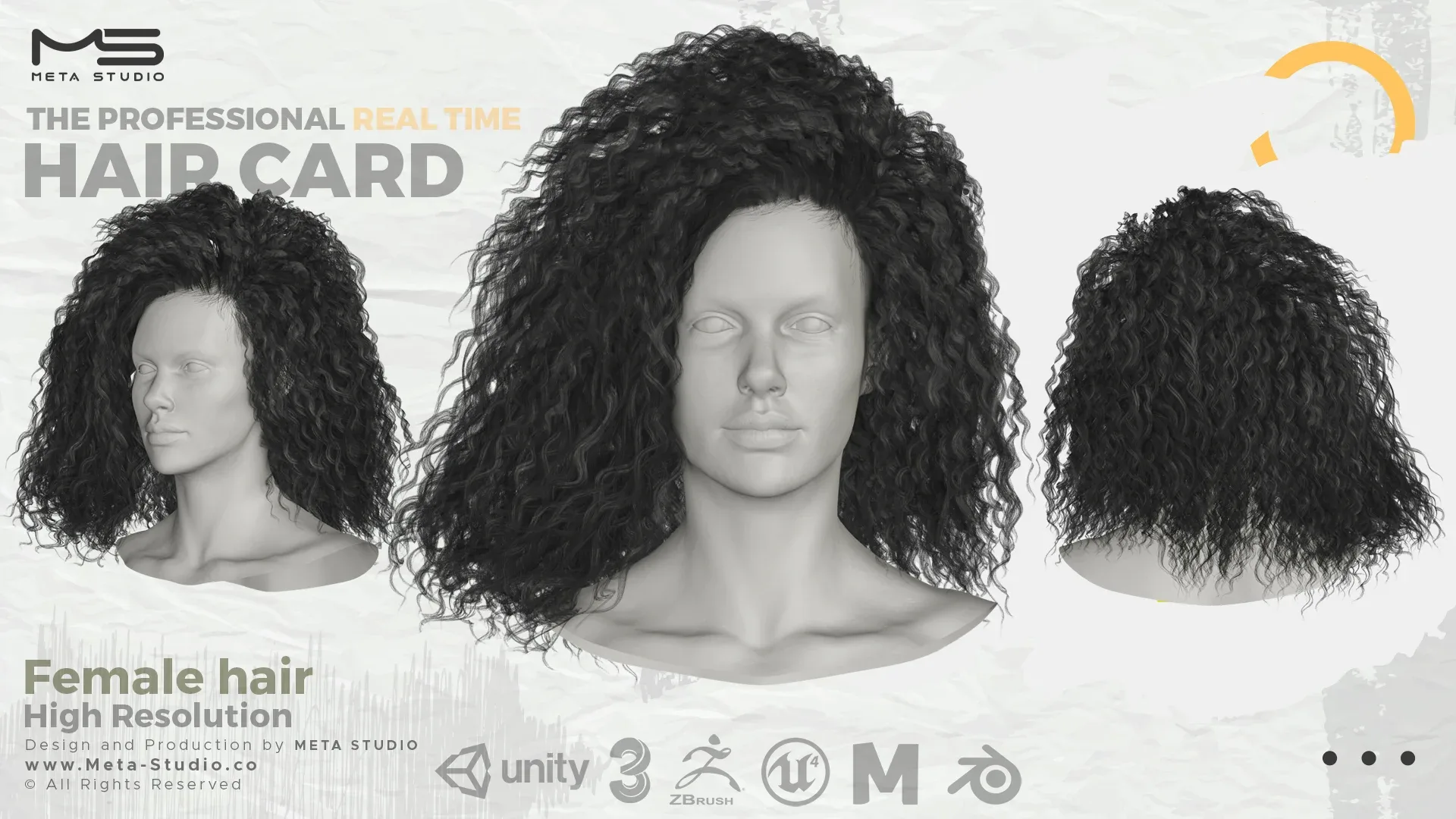 35 Female Hair (Bundle) Realtime Hair card - 50% OFF  for a limited time