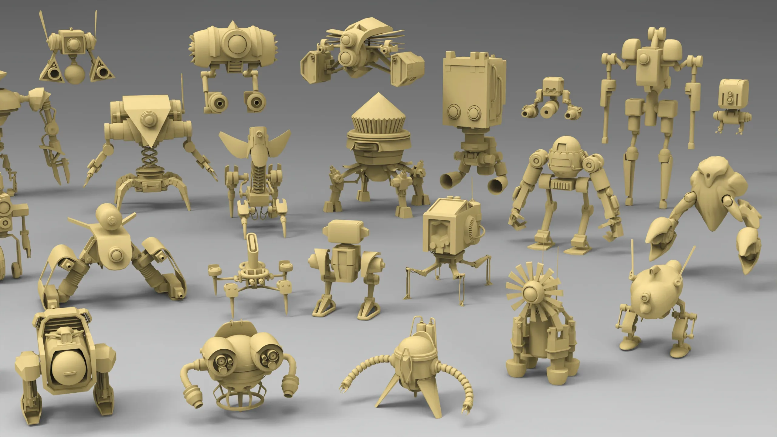 25 basemesh robot collection 2