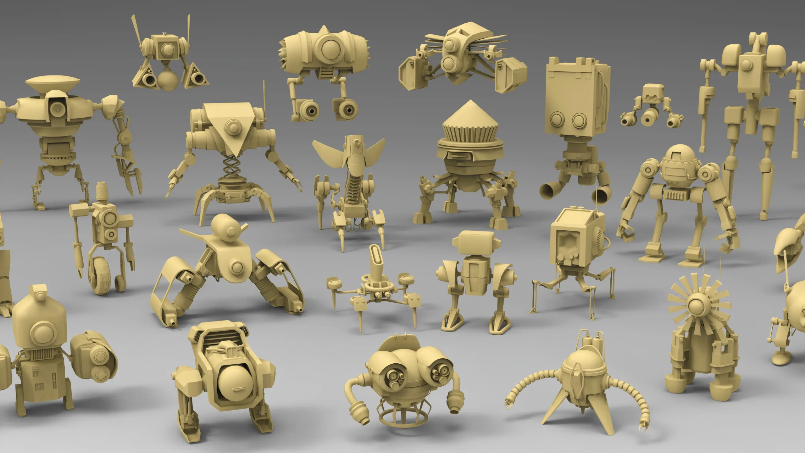 25 basemesh robot collection 2