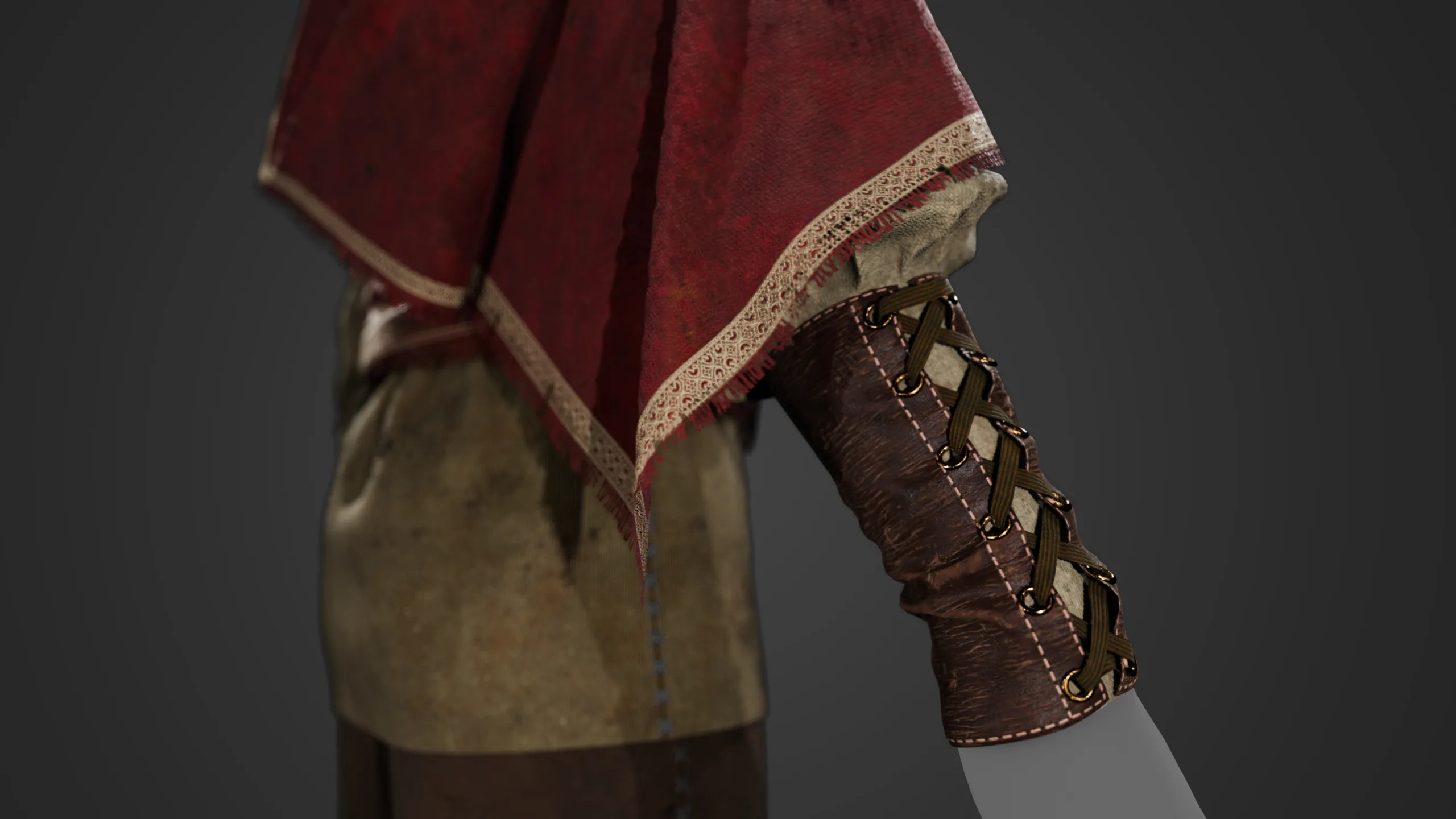 Realistic- Medieval Clothing Full Creation Process Video Tutorial ( 16 Hours ) + Project Files Vol.01