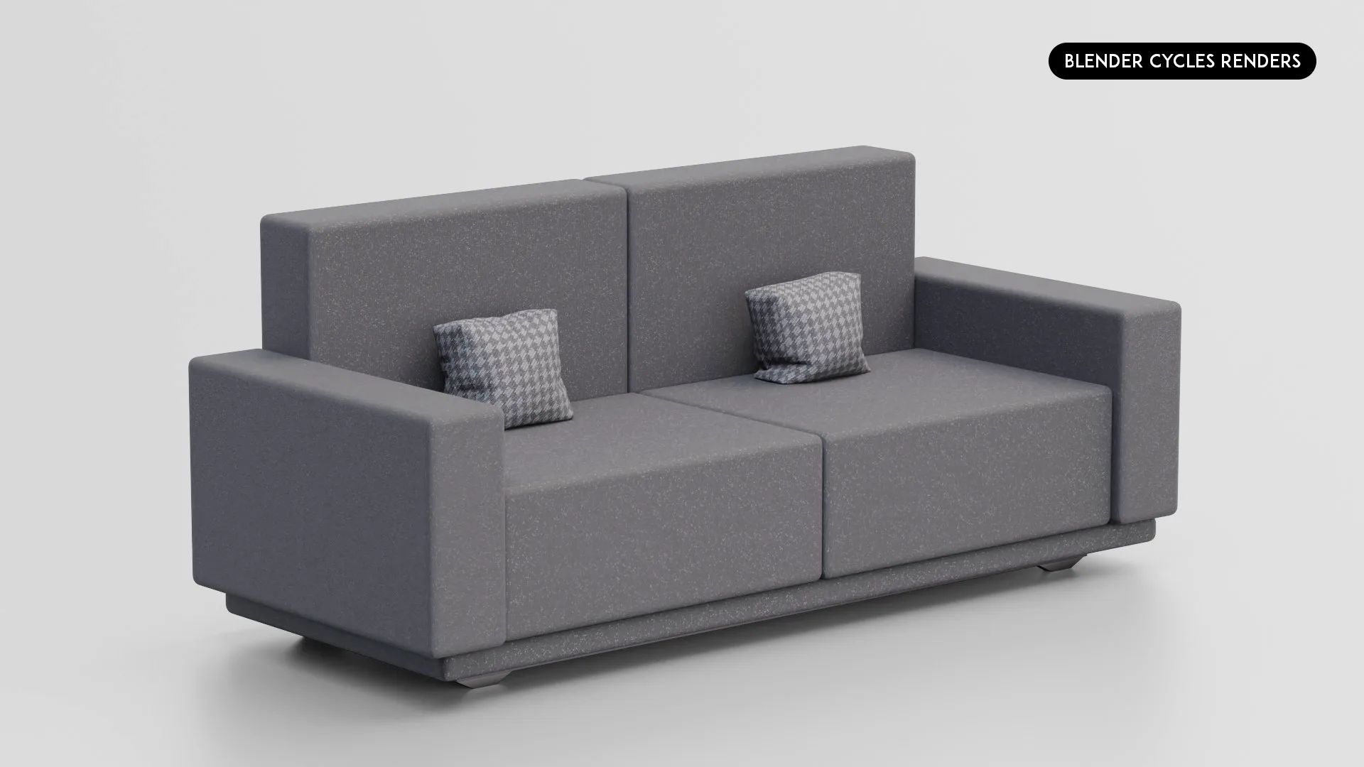 Realistic Sofa Set