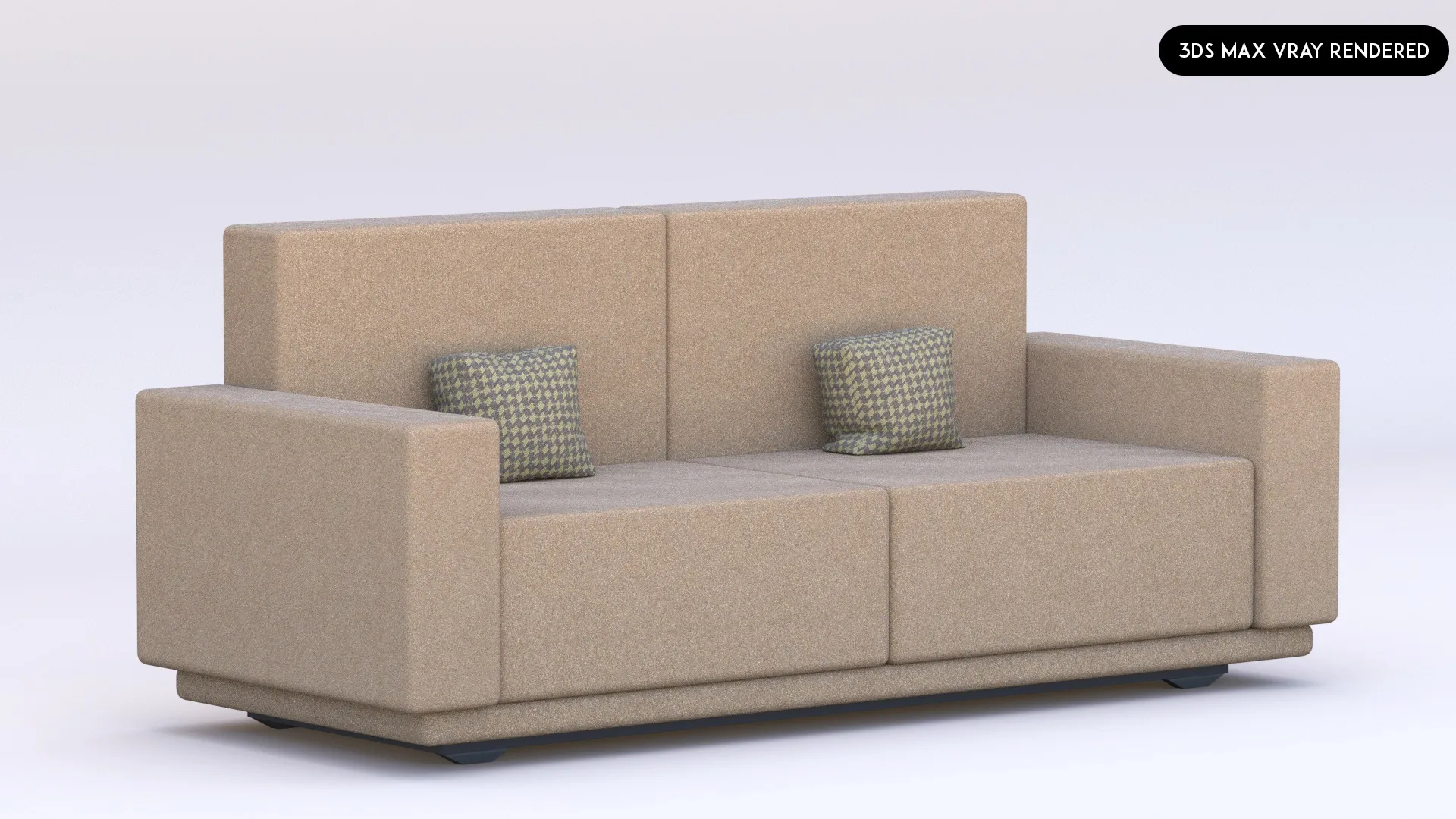 Realistic Sofa Set