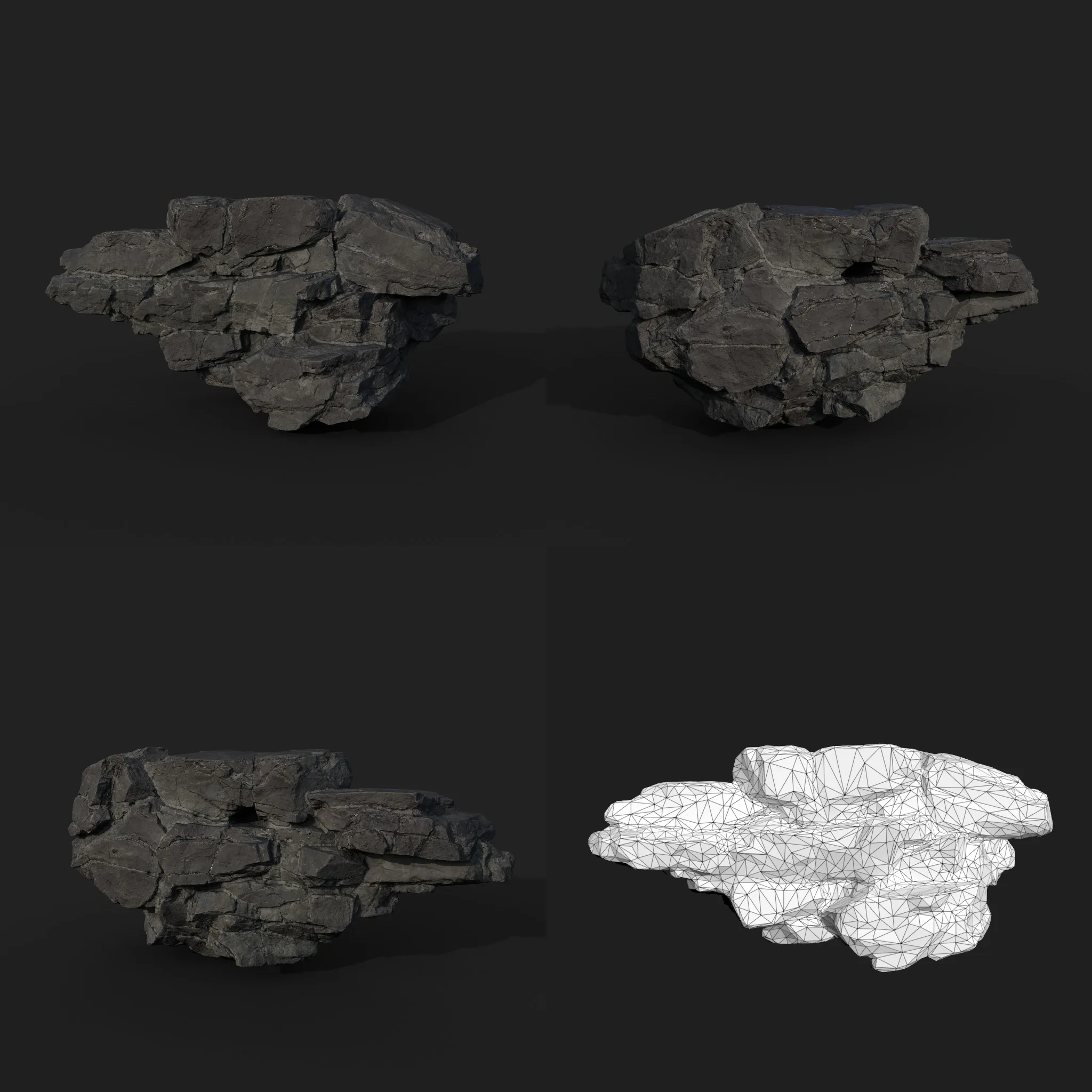 Black Modular Rock 230702