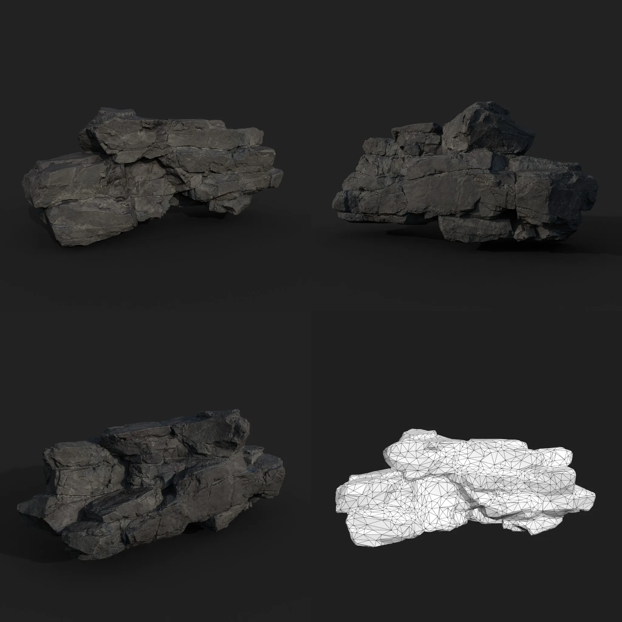 Black Modular Rock 230702