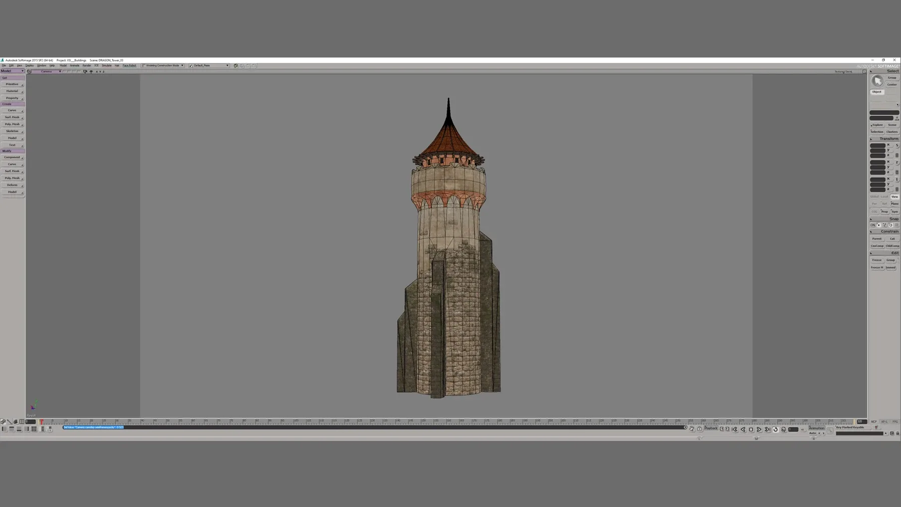 Medieval DRAGON Tower 03