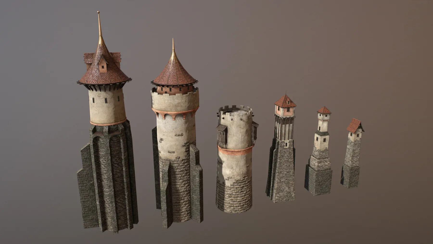(Collection) Medieval DRAGON Towers