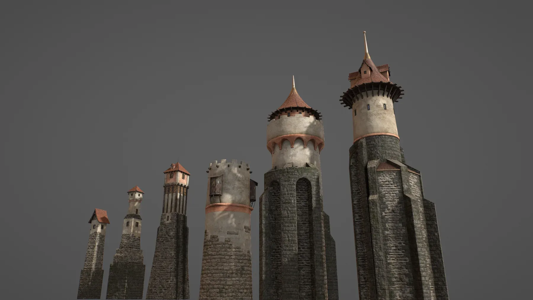 (Collection) Medieval DRAGON Towers