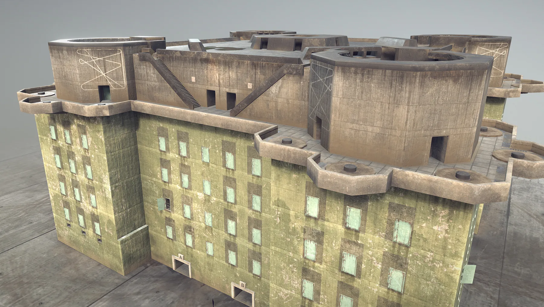 WW2 FlakTurm IV