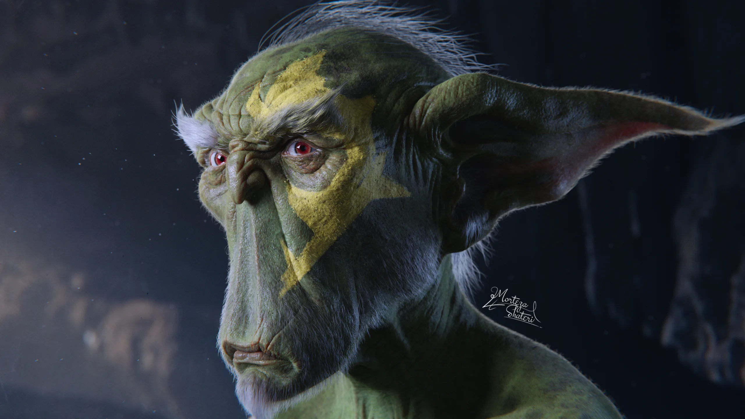 44 Ears - High Detailed Ears For Creatures - VDM Zbursh, Blender +BONUS