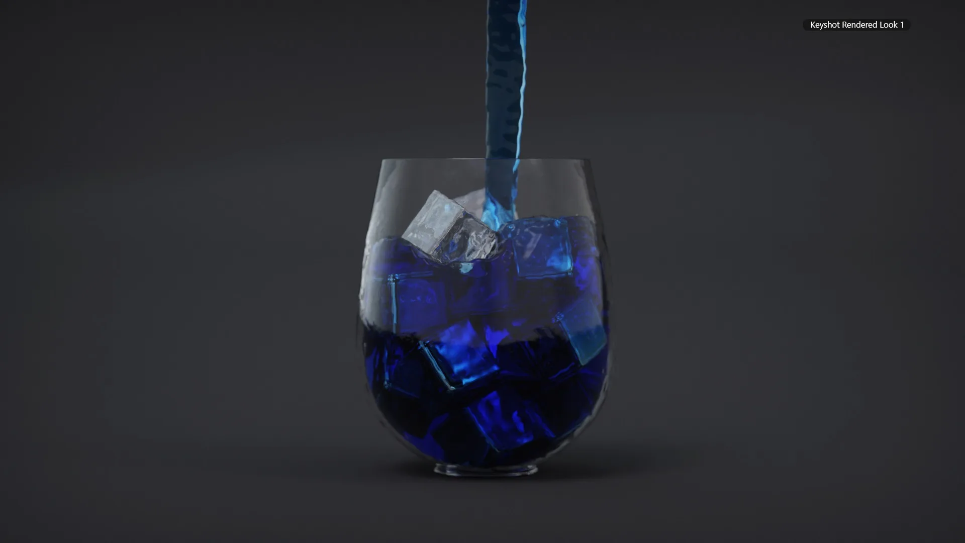 Realistic Juice filling In Glass