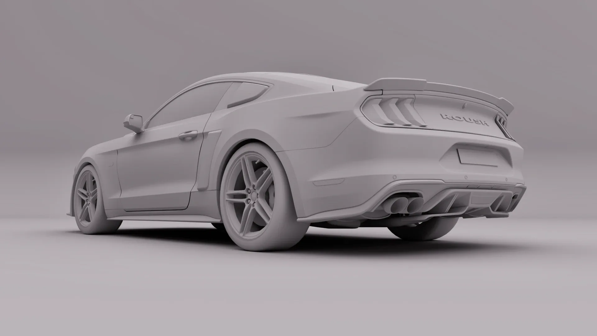 Ford Mustang Roush 2019 (Rigged)