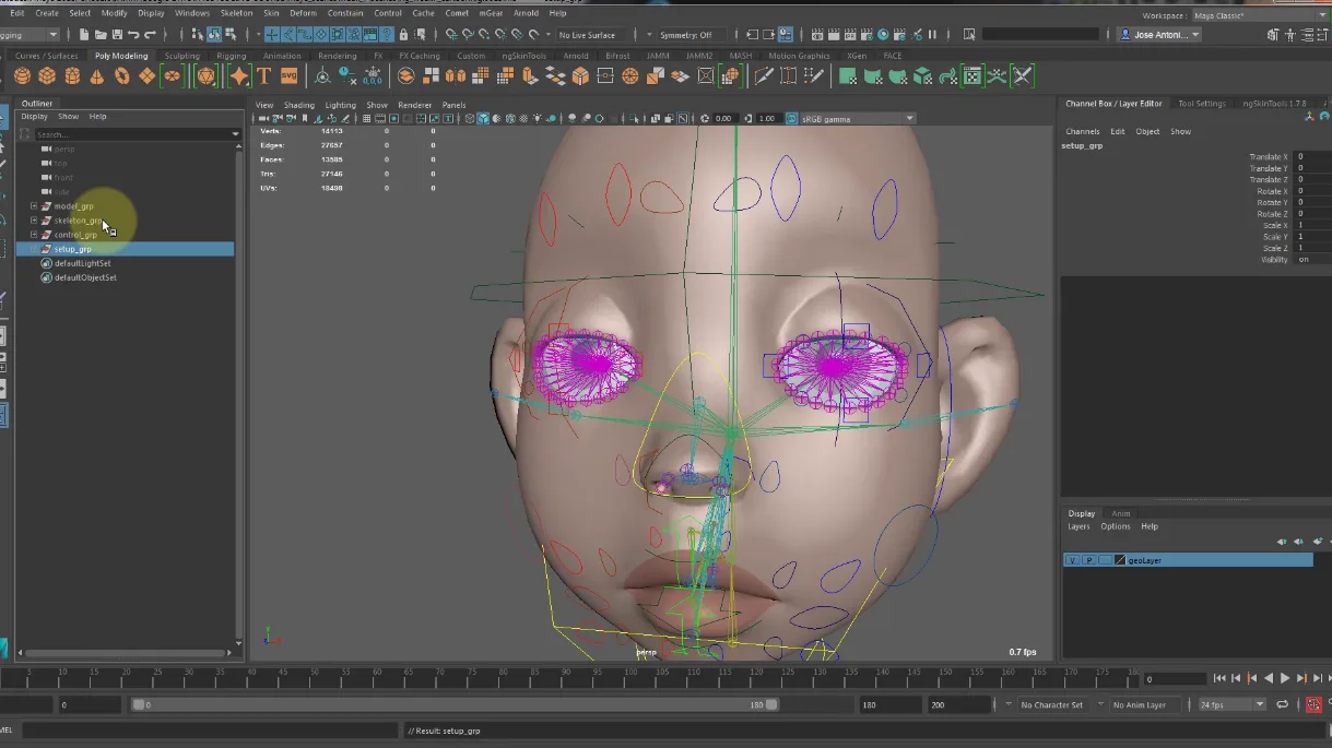 Character Facial Rigging for Production - A former CGMA 8-weeks course