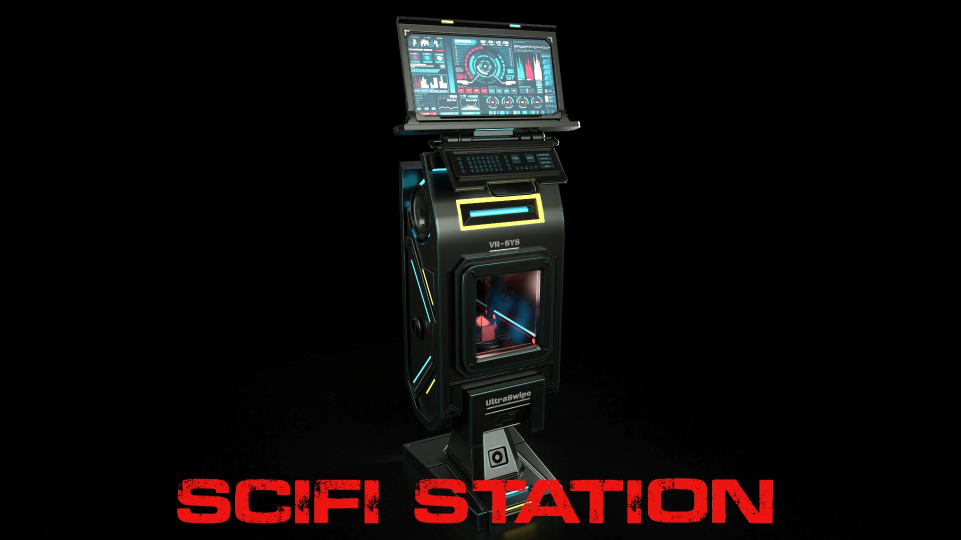 Sci Fi Interior Station