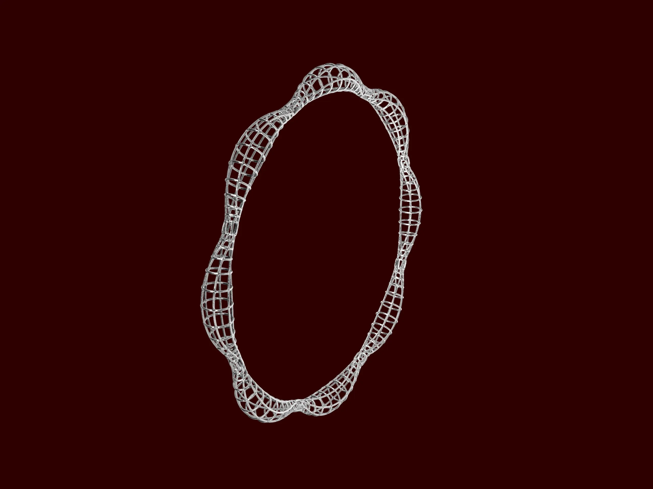 Contemporary Turkish style jali net bangle