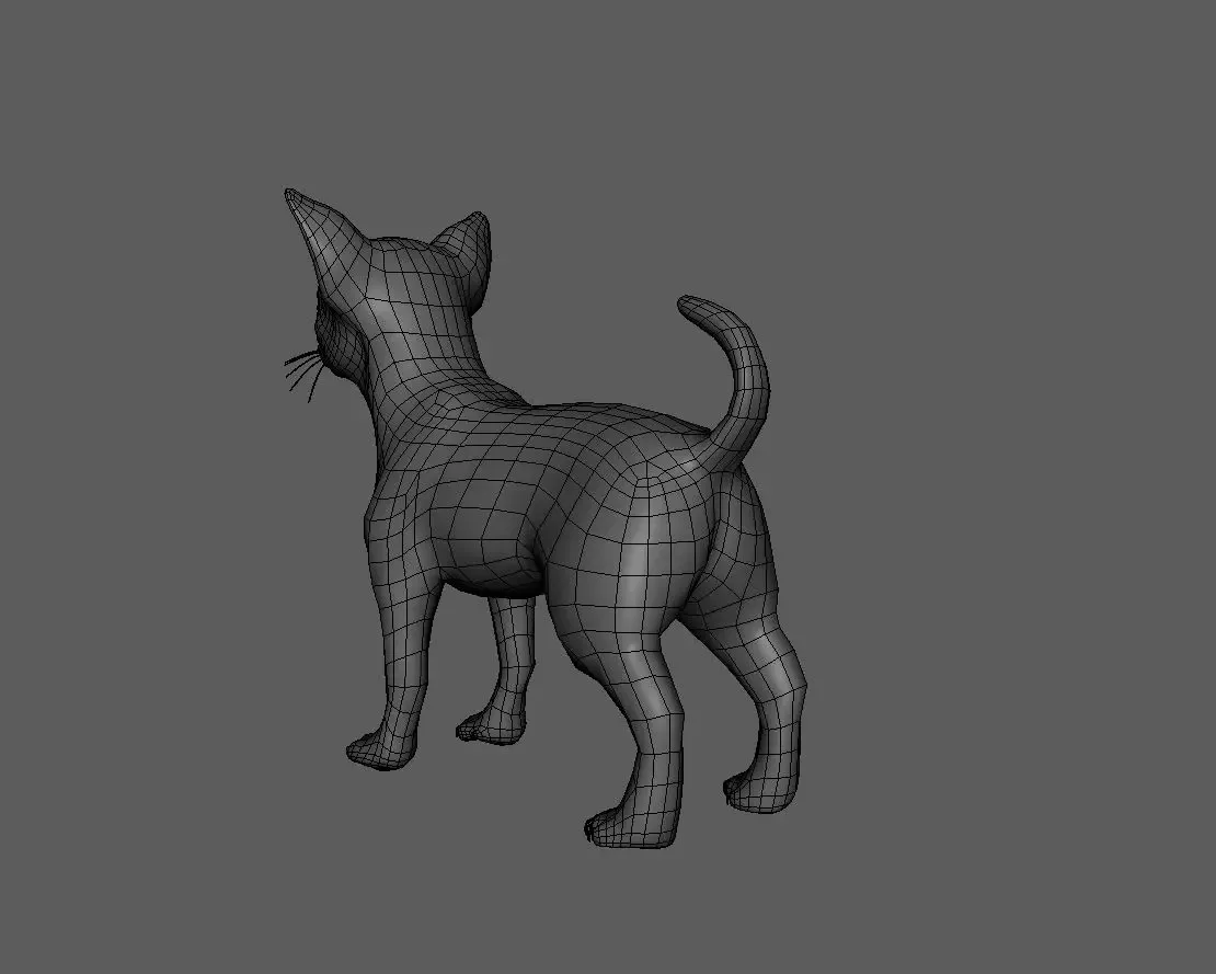 Chihuahua Dog BaseMesh - Topology + UV Map