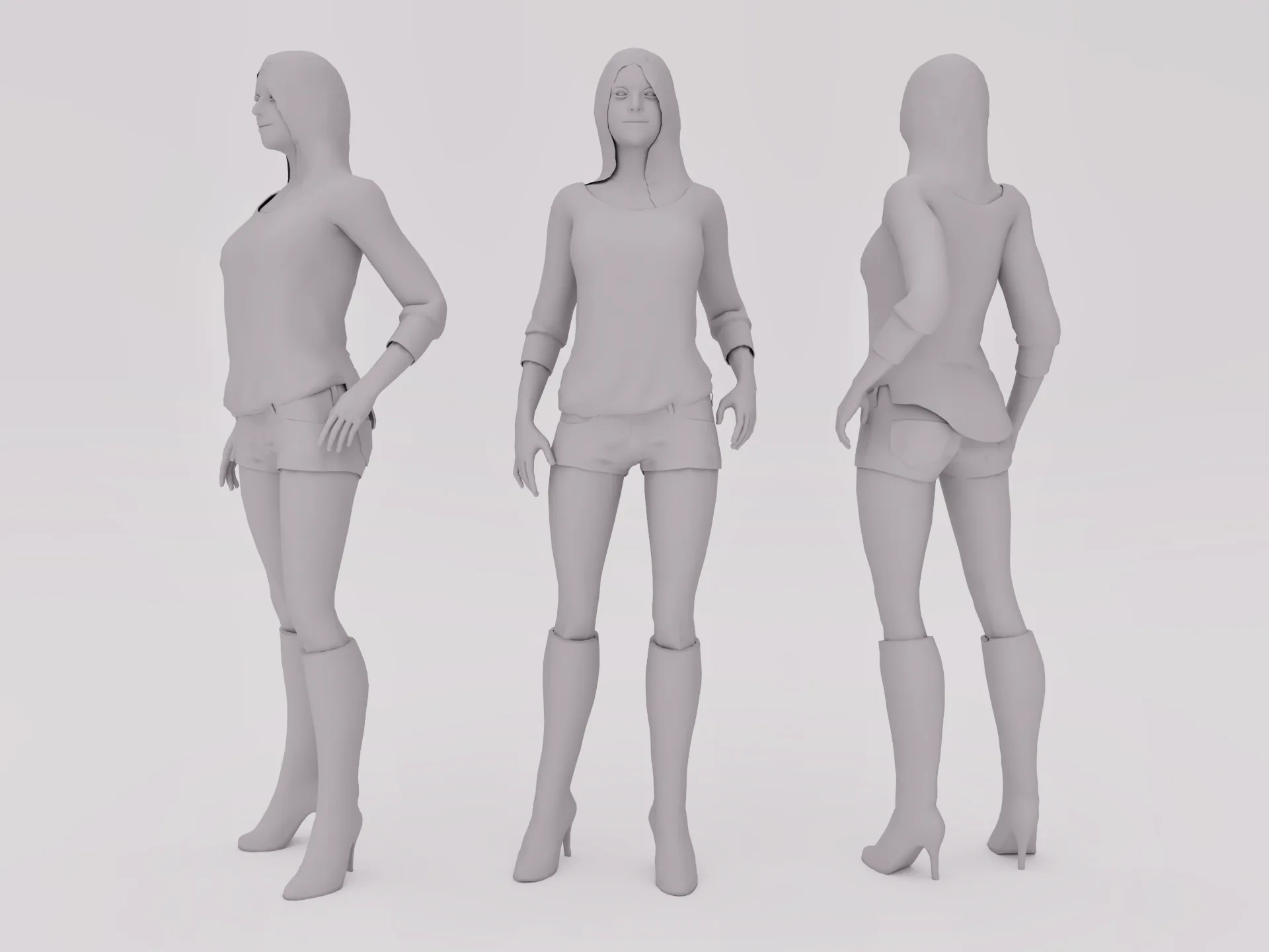 Casual People 3D Pack Vol.1