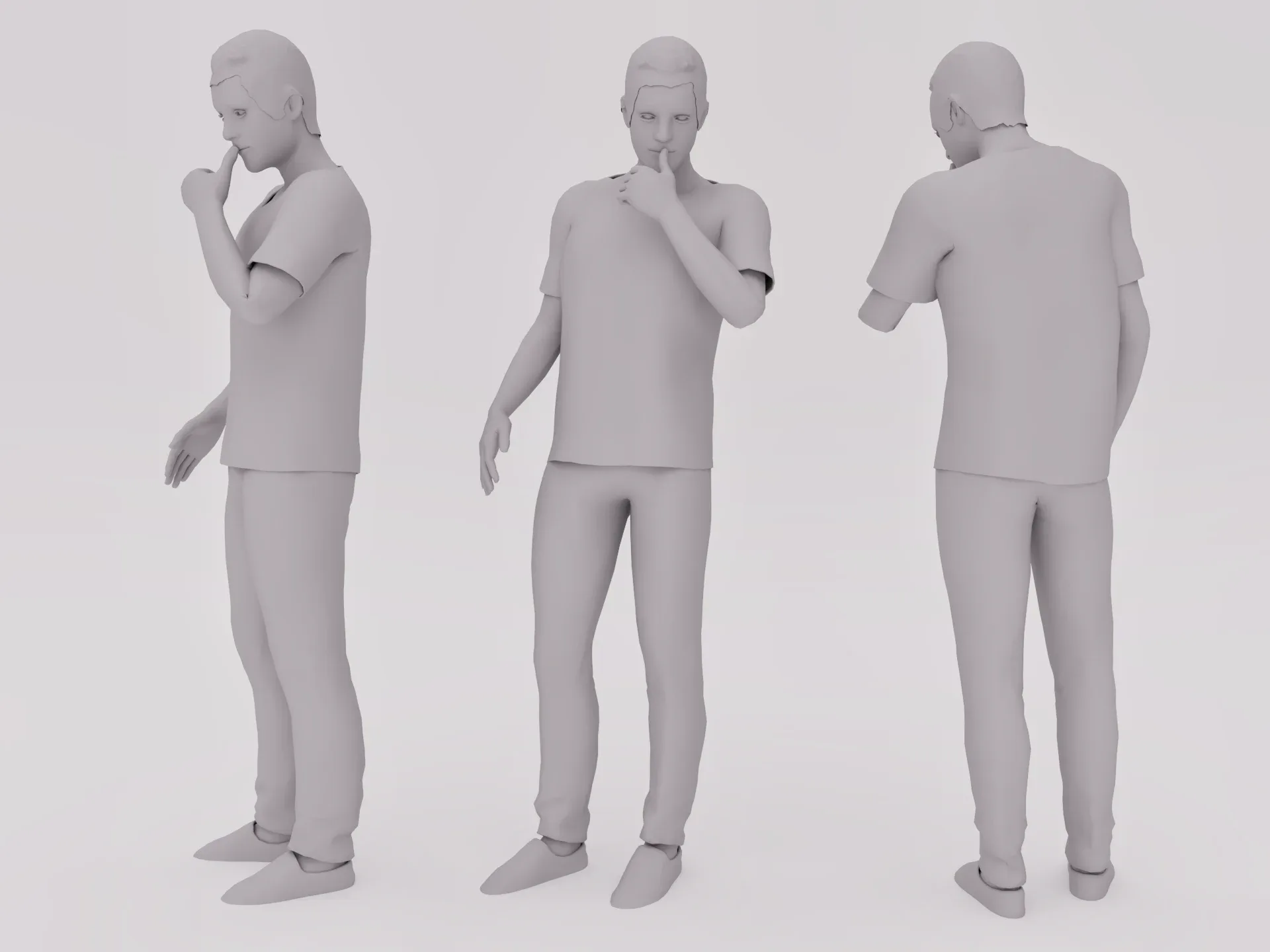 Casual People 3D Pack Vol.1