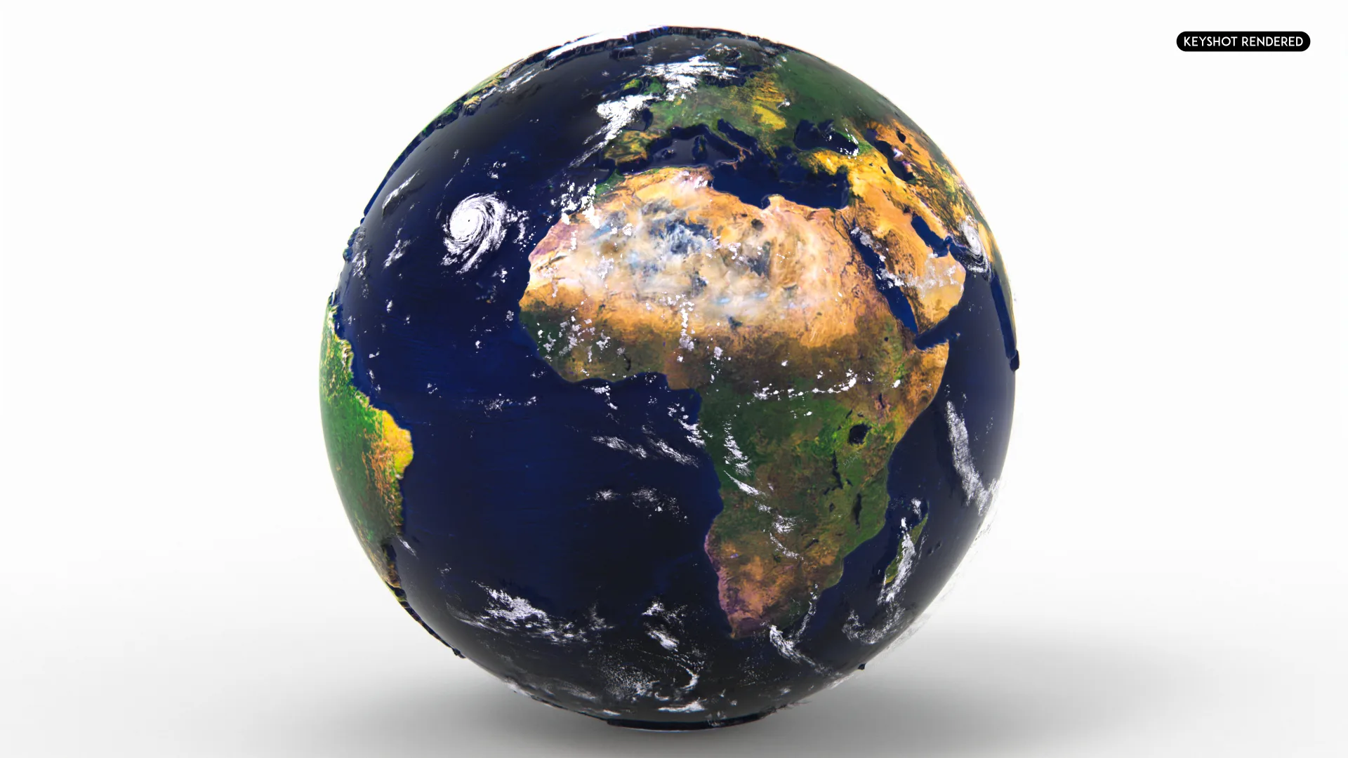 3D Globe Hyper Realistic