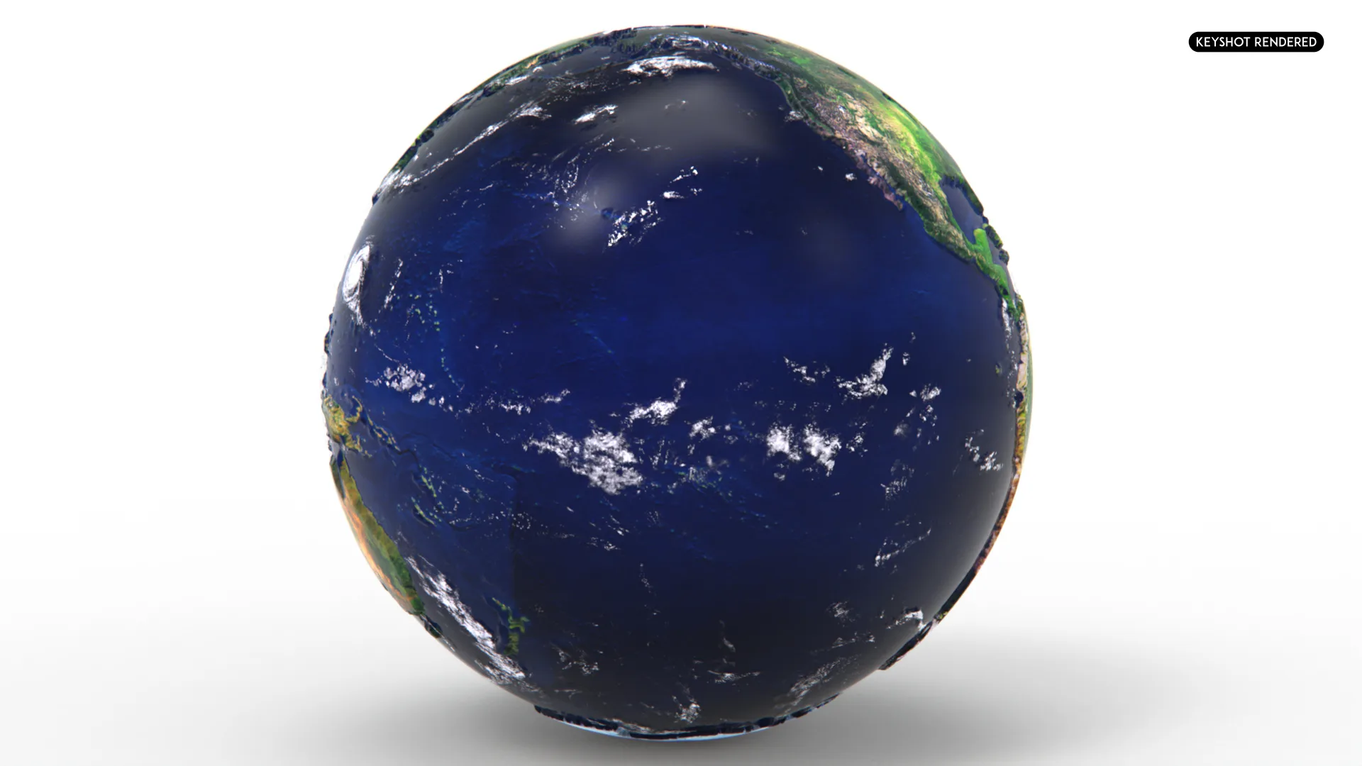 3D Globe Hyper Realistic