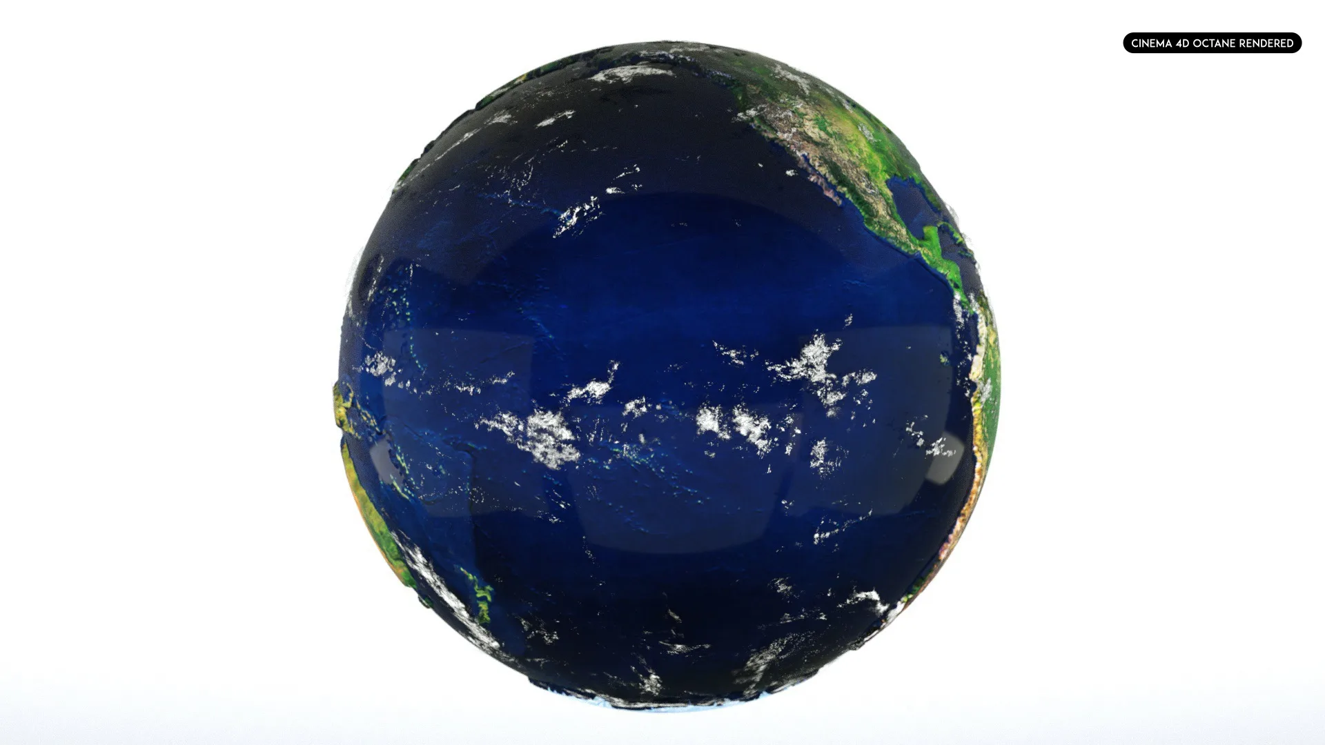 3D Globe Hyper Realistic